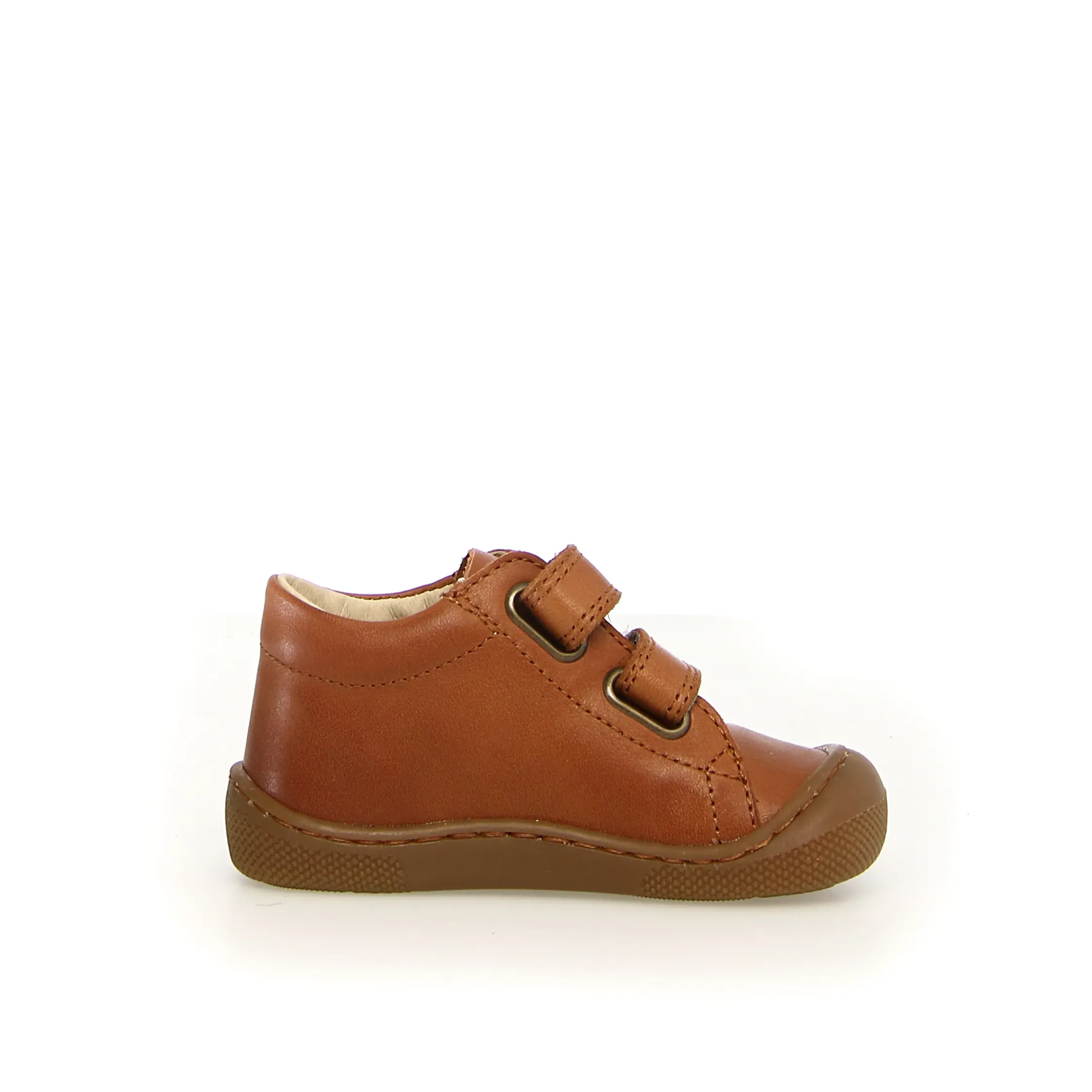 Naturino Amur Vl Boy's and Girl's Barefoot Casual Shoes - Cognac Ribbon Kids