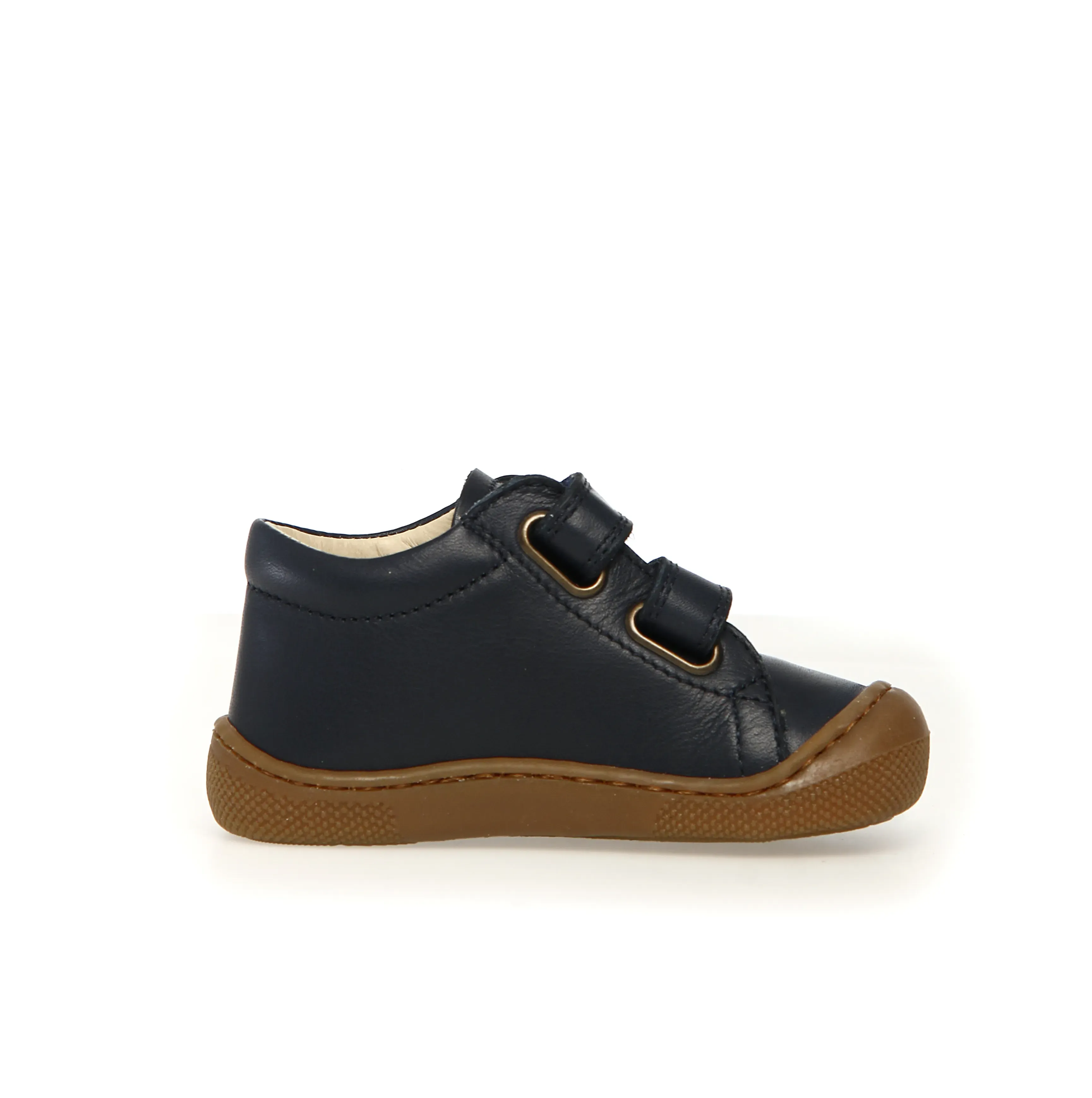Naturino Amur Vl Boy's Barefoot Casual Shoes - Navy Faux Fur Trim