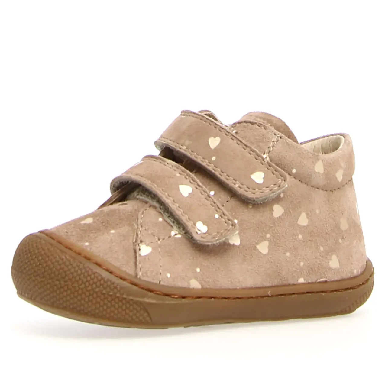 Fancy kids' clothing Lace - up kids' shoes Naturino Cocoon Vl Girl's Casual Shoes - Taupe