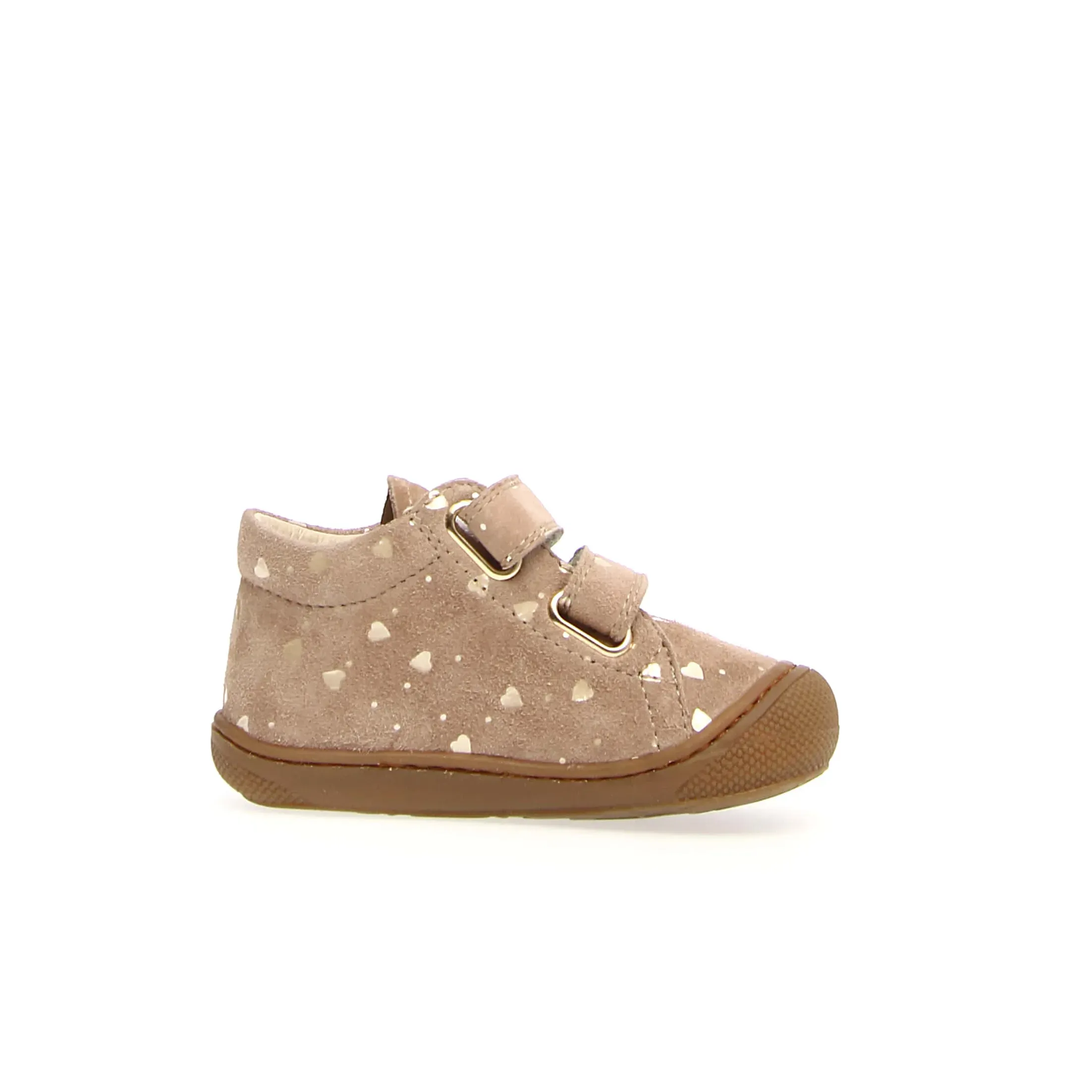 Naturino Cocoon Vl Girl's Casual Shoes - Taupe Canvas Trim