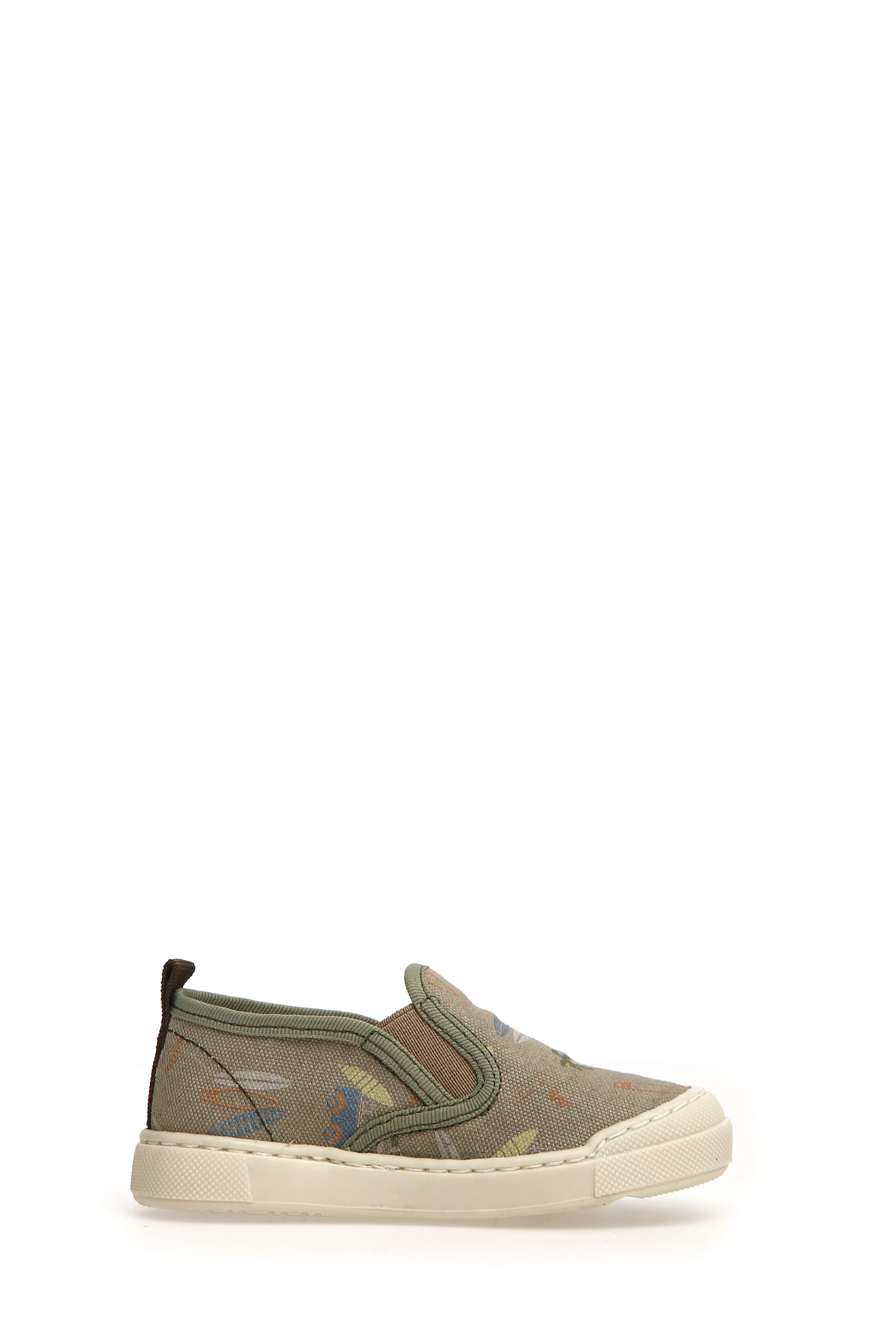 Naturino Girl's and Boy's Henntor Canvas Sneakers, Stone Canvas Upper