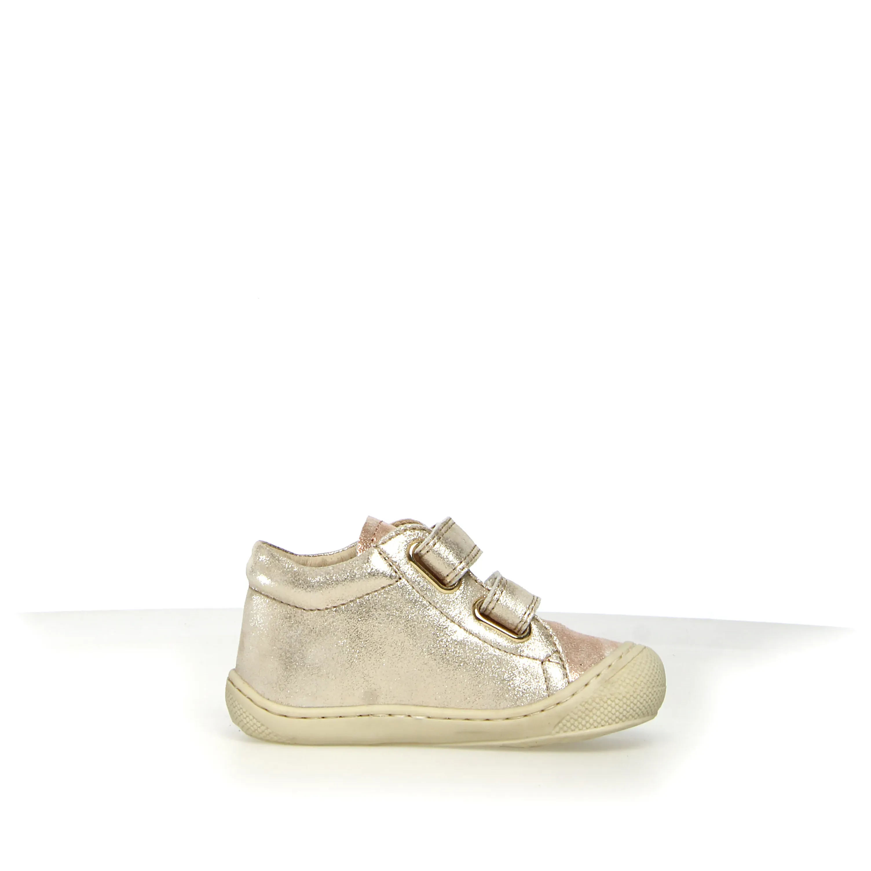 Naturino Girl's Cocoon Vl Casual Shoes - Cipria / Platinum Canvas Upper