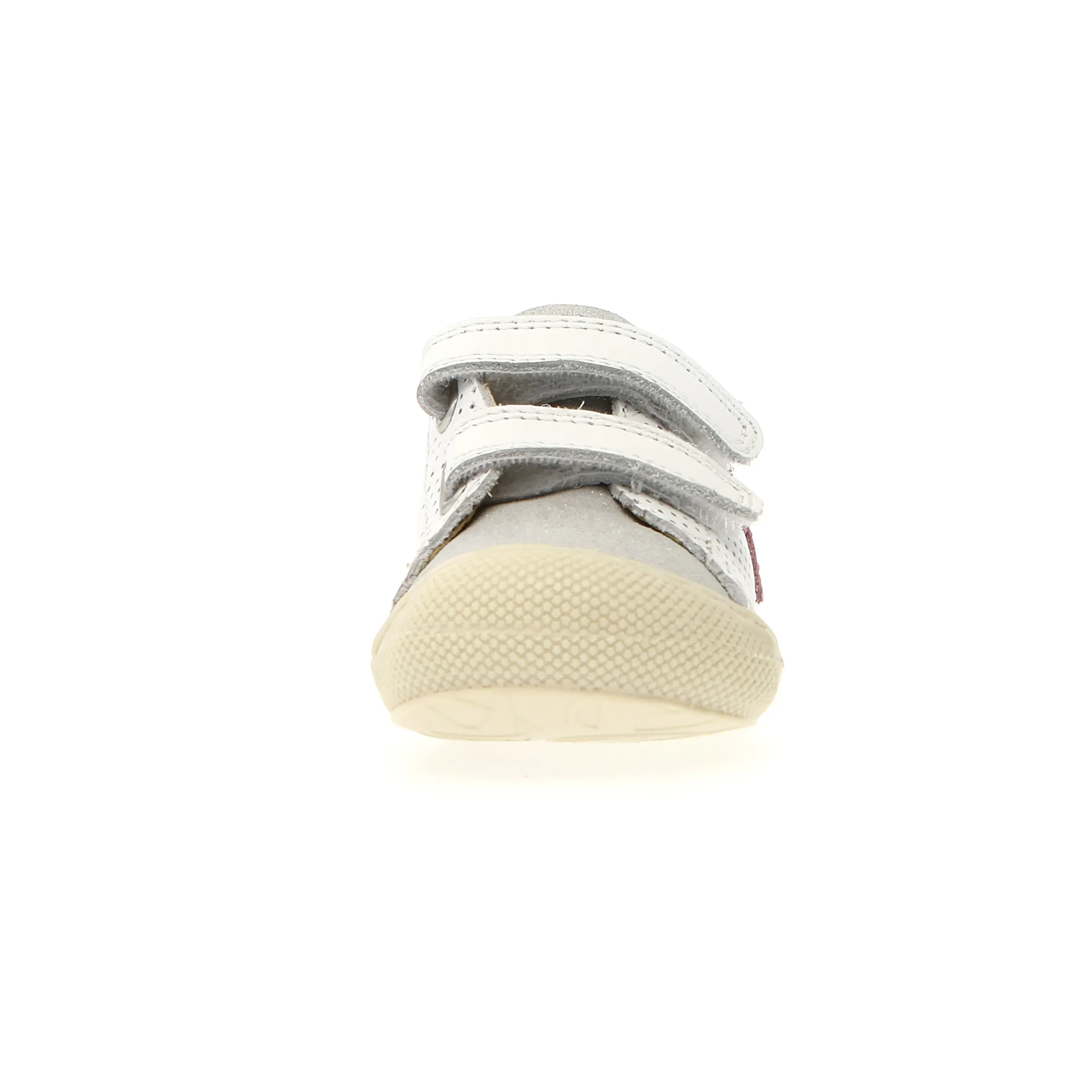 Naturino Girl's Kolde Low Vl Casual Shoes - White / Silver / Pink Easy Returns