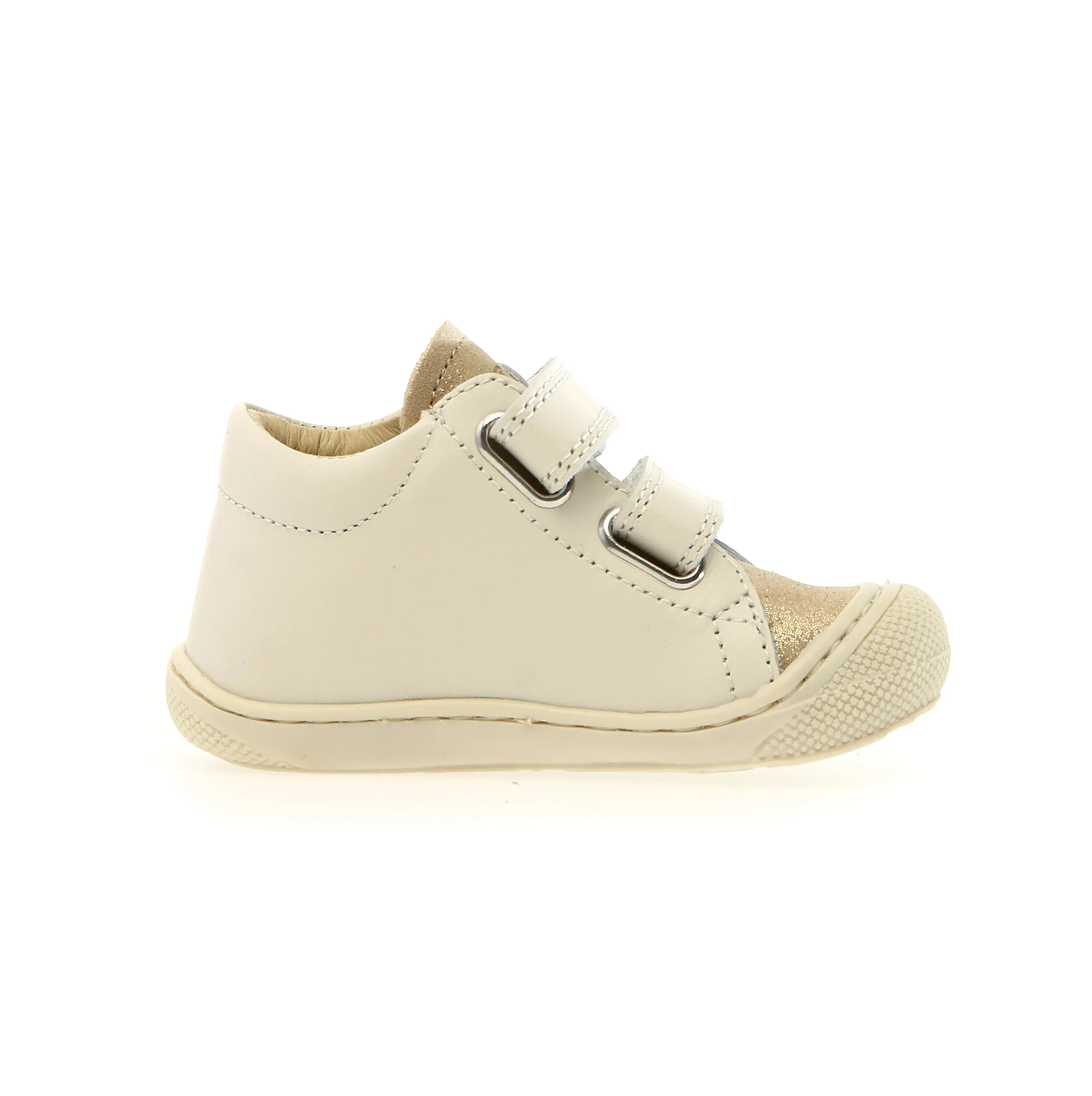 Naturino Girl's Kolde Vl Casual Shoes - Milk / Platinum / Lilac Clogs