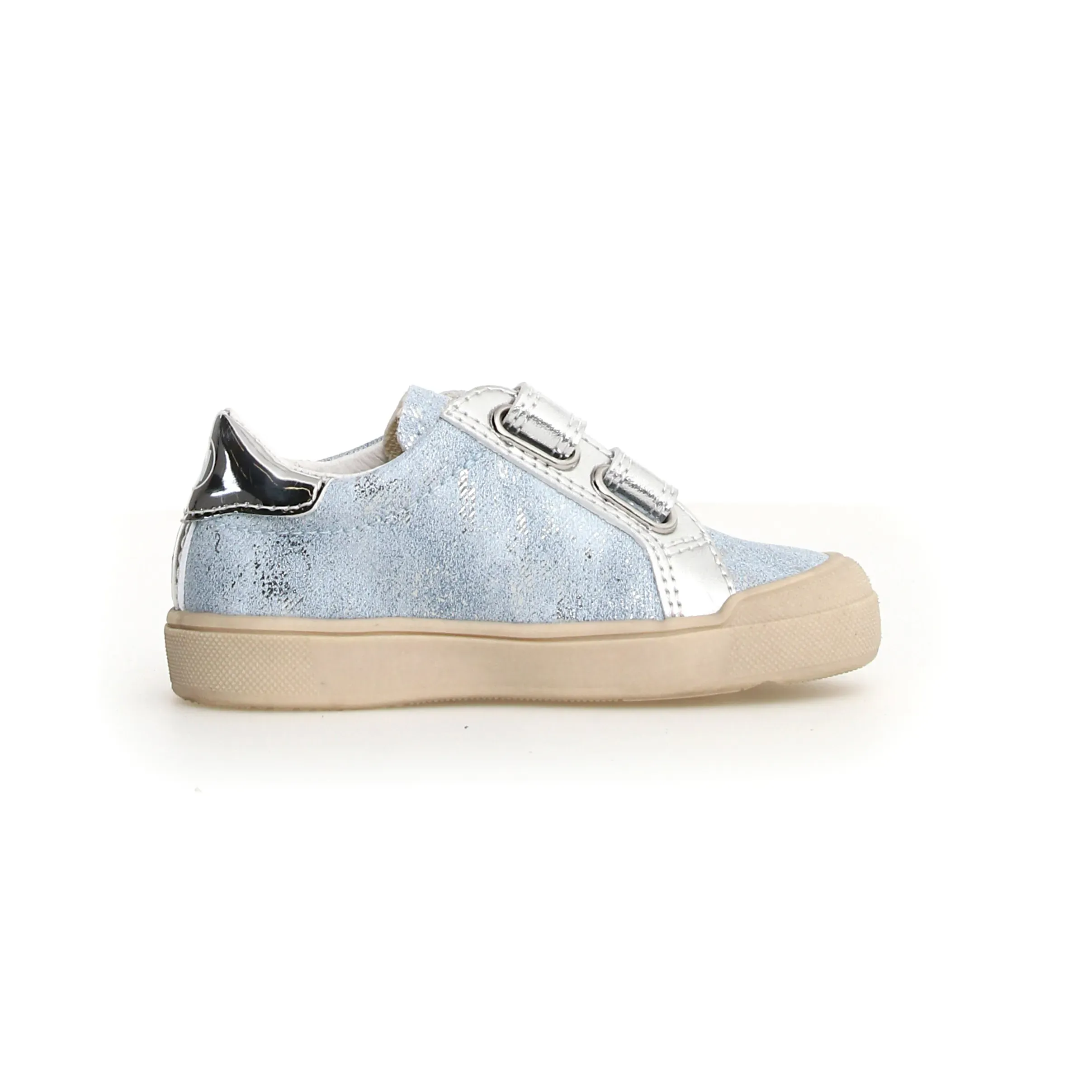 Naturino Girl's Singery Low Vl Casual Shoes - Metallic Dream / Silver TPU Outsole