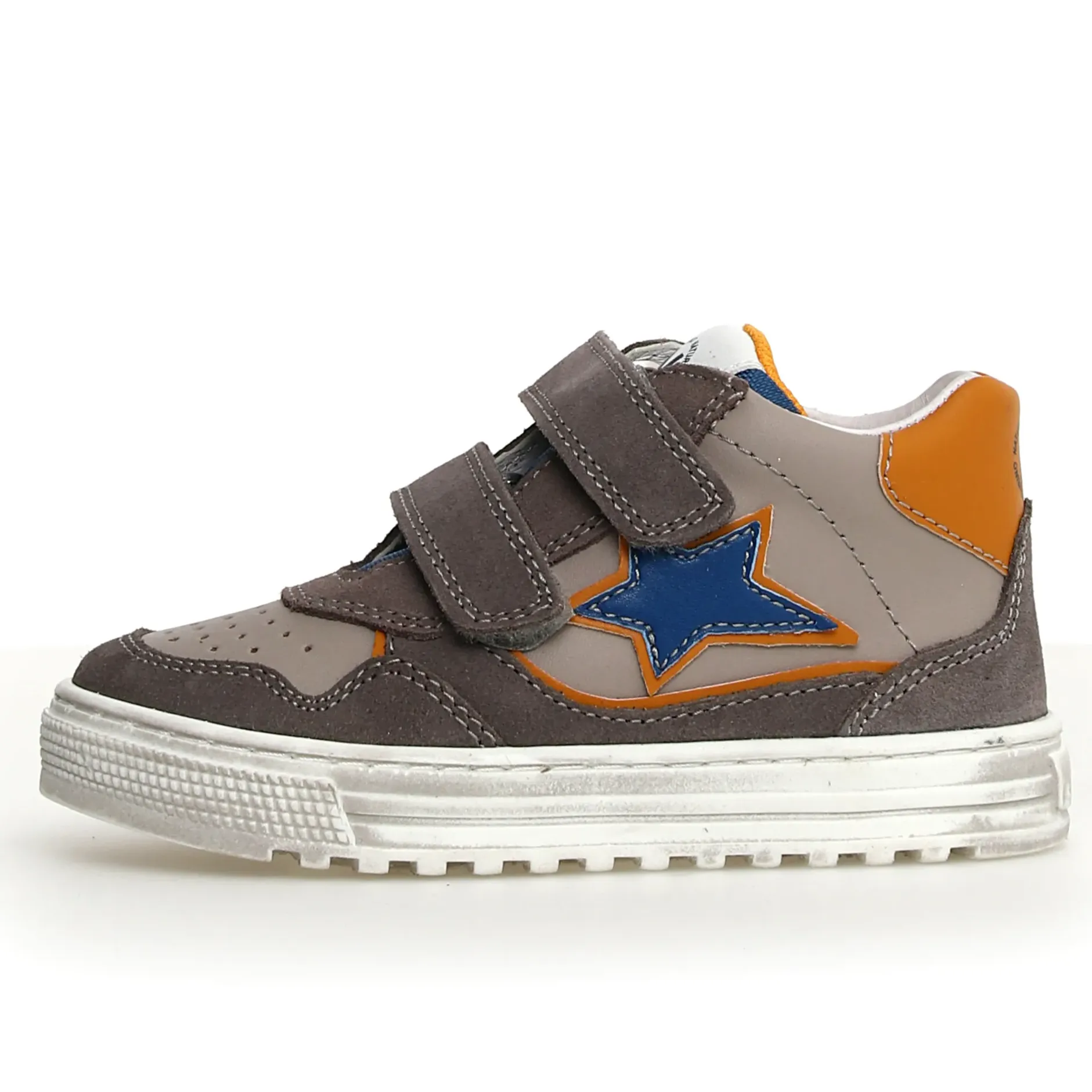 Naturino Hess High 3 Vl Boy's and Girl's Casual Shoes - Anthracite/Dark Grey Durable Design