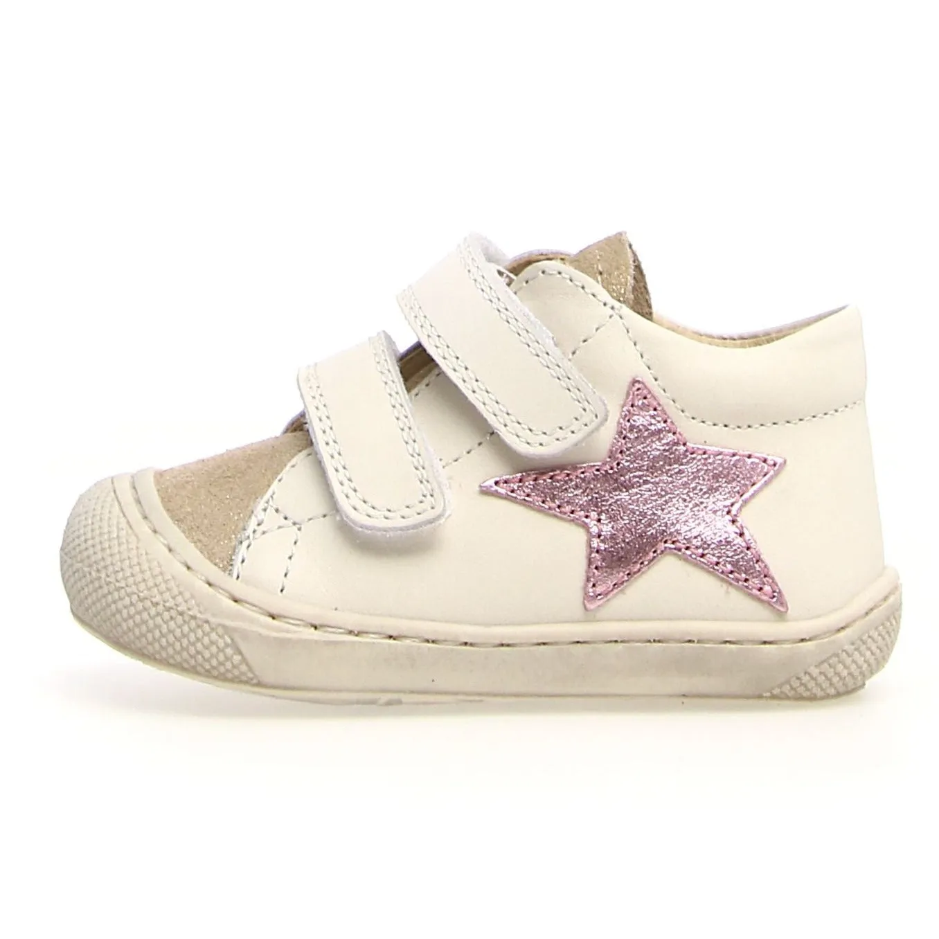 Naturino Kolde VL Girl's Casual Shoes - Platinum/Milk Logo Kids