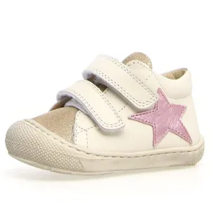 Soccer - themed kids' shoes Kids' slippers Naturino Kolde VL Girl's Casual Shoes - Platinum/Milk