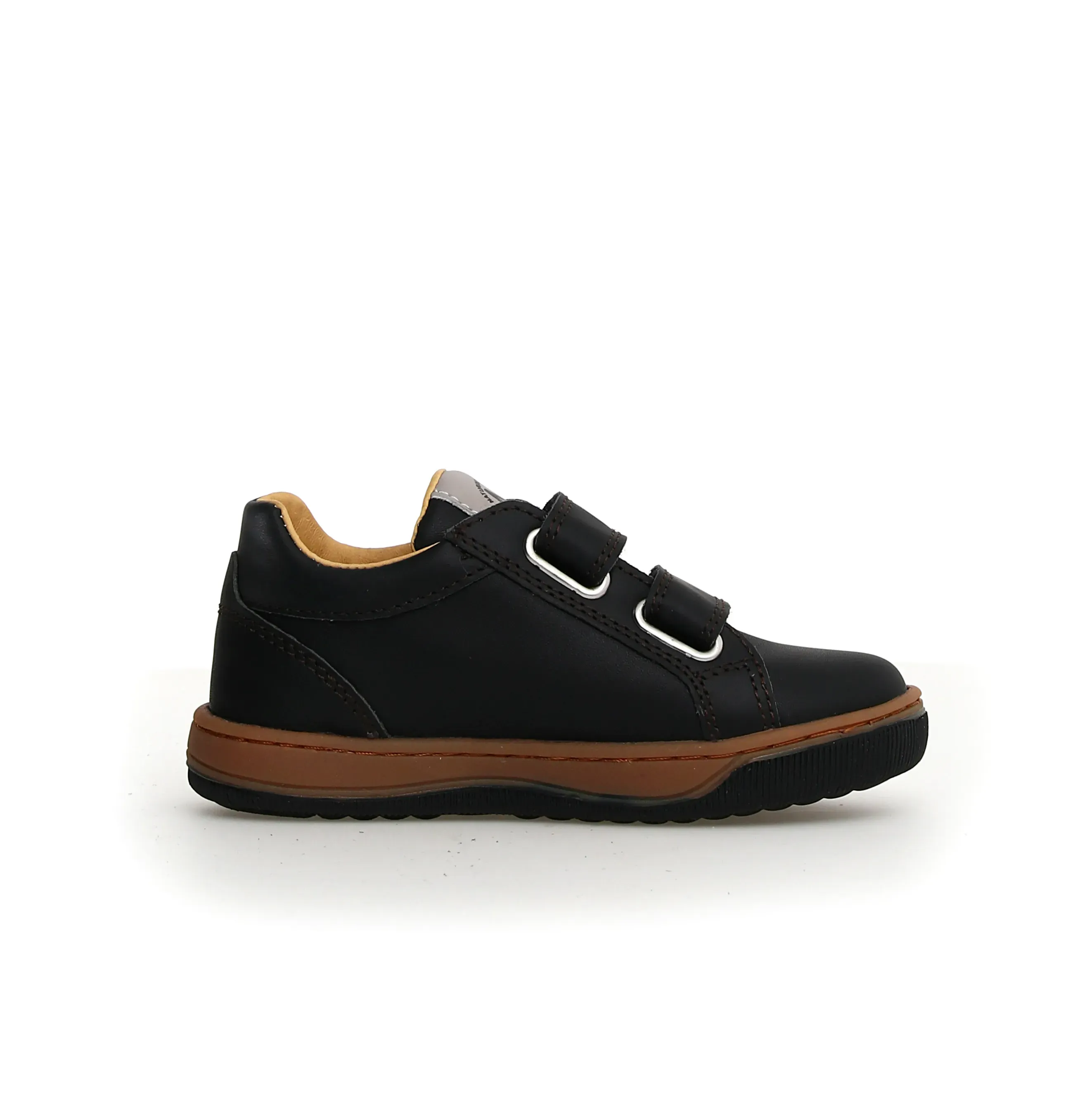 Naturino Minds Vl Boy's and Girl's Casual Shoes - Black/Dark Brown Slippers
