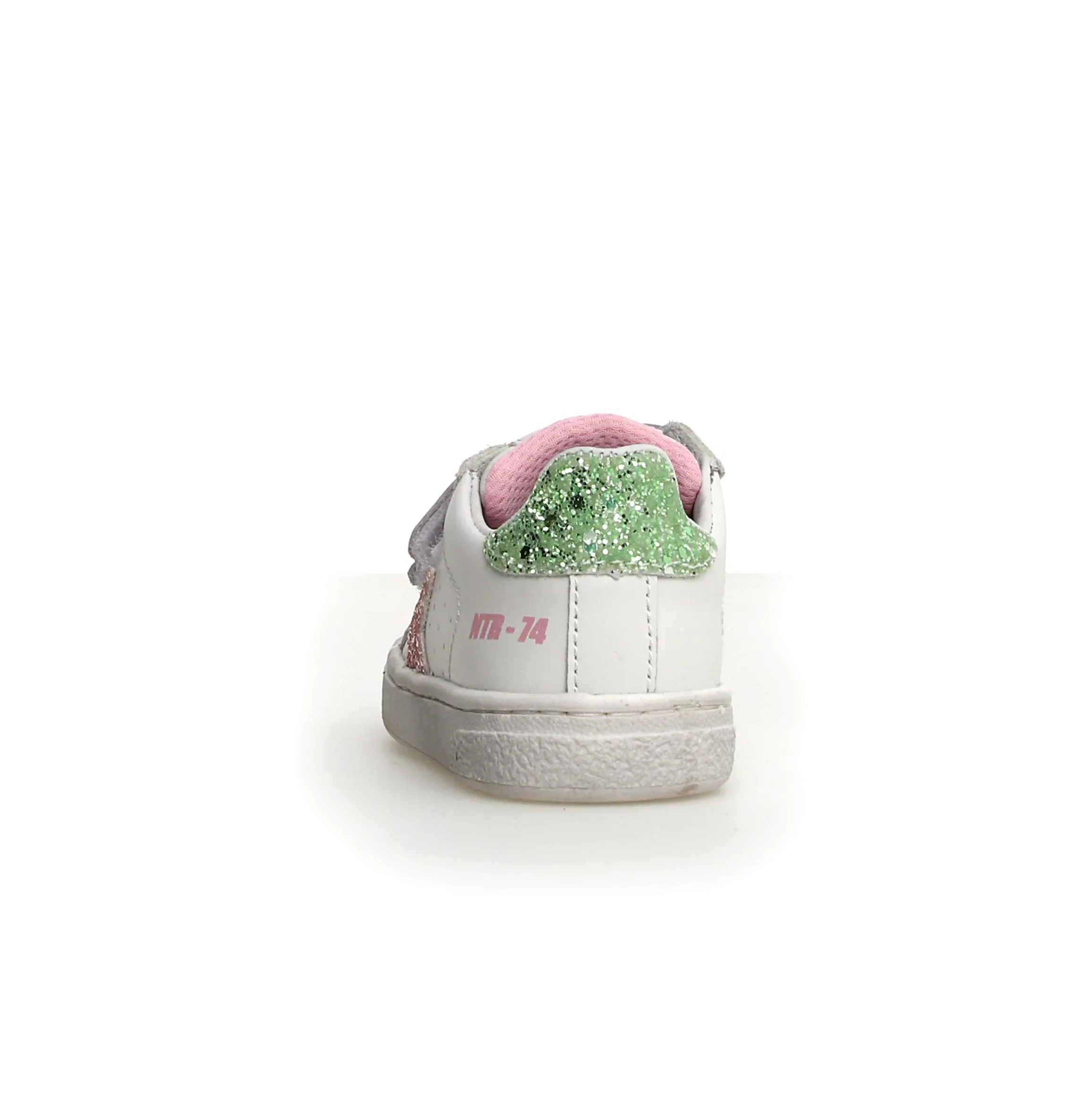 Naturino Pinn Vl Girl's Casual Shoes - White/Pink/Light Green Cross trainers