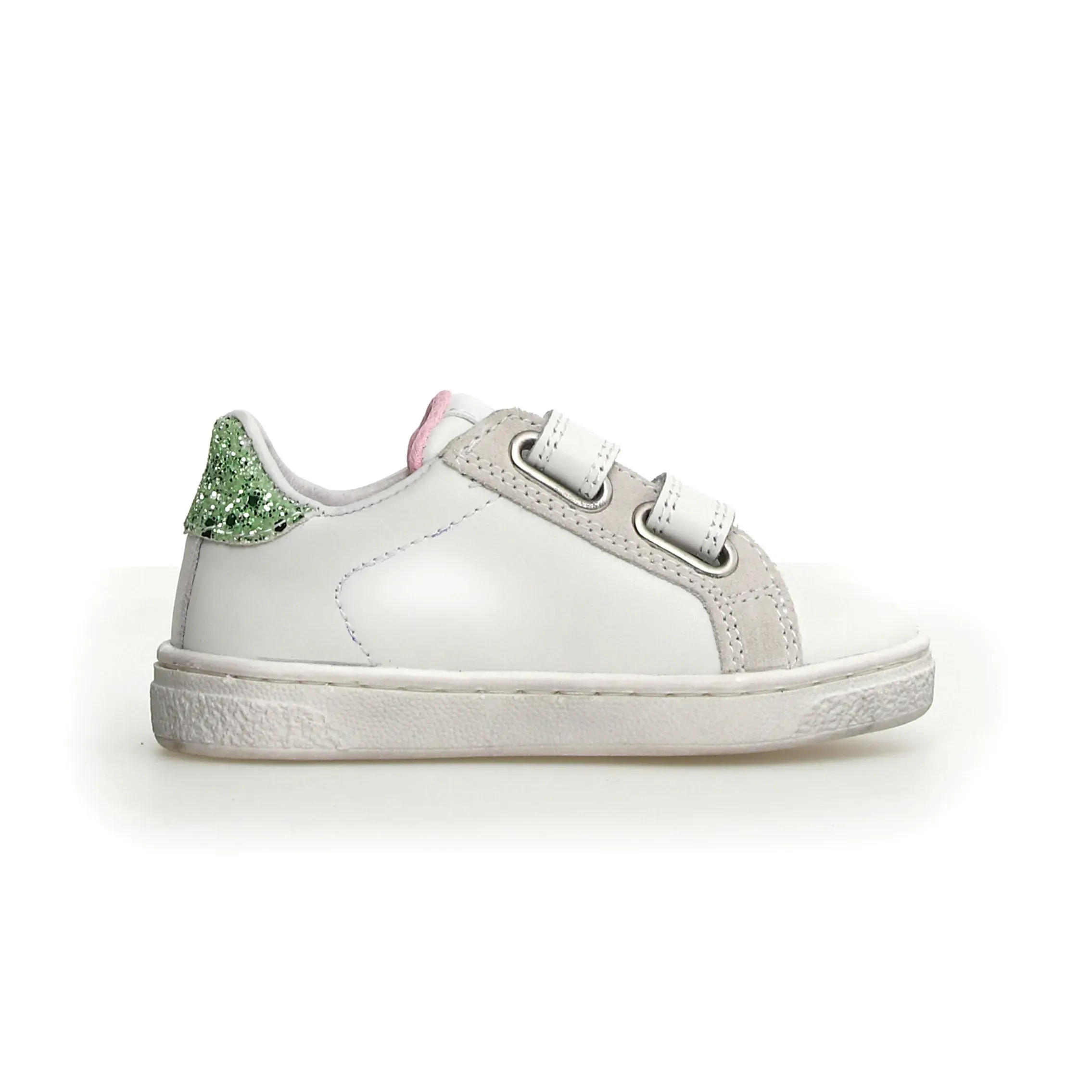 Naturino Pinn Vl Girl's Casual Shoes - White/Pink/Light Green Cross trainers