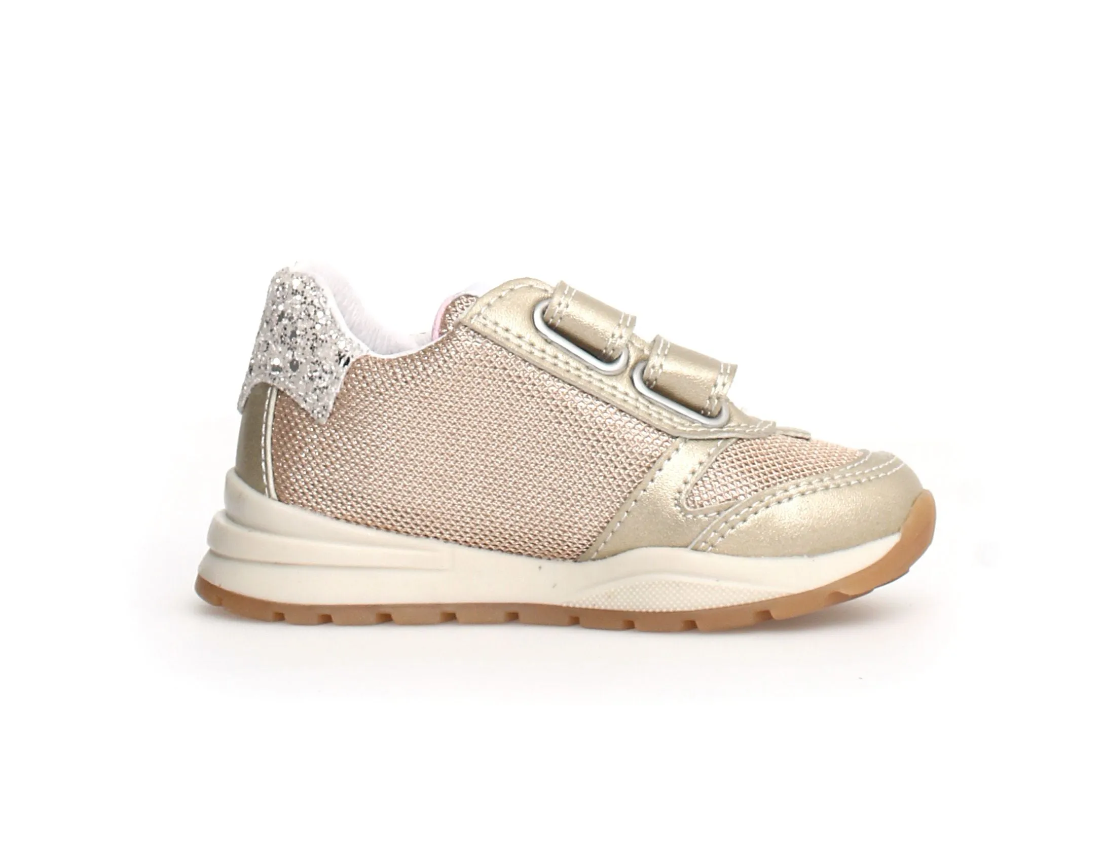 Naturino Quelly 2 VL GIrl's Sneakers - Platinum Width Options