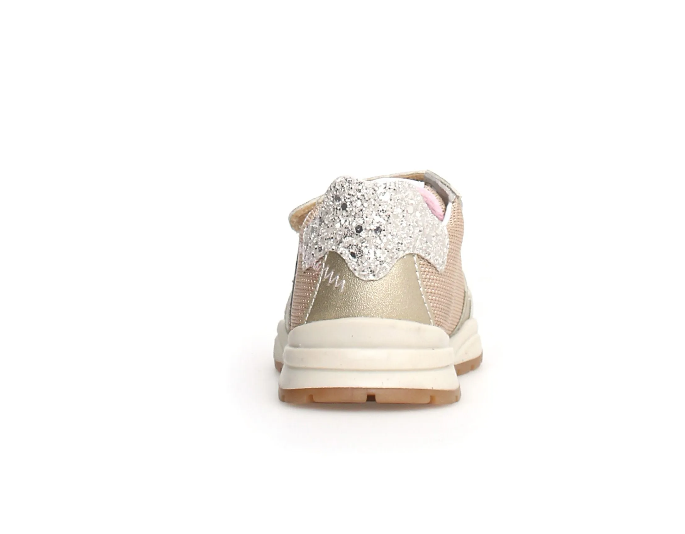 Naturino Quelly 2 VL GIrl's Sneakers - Platinum Width Options
