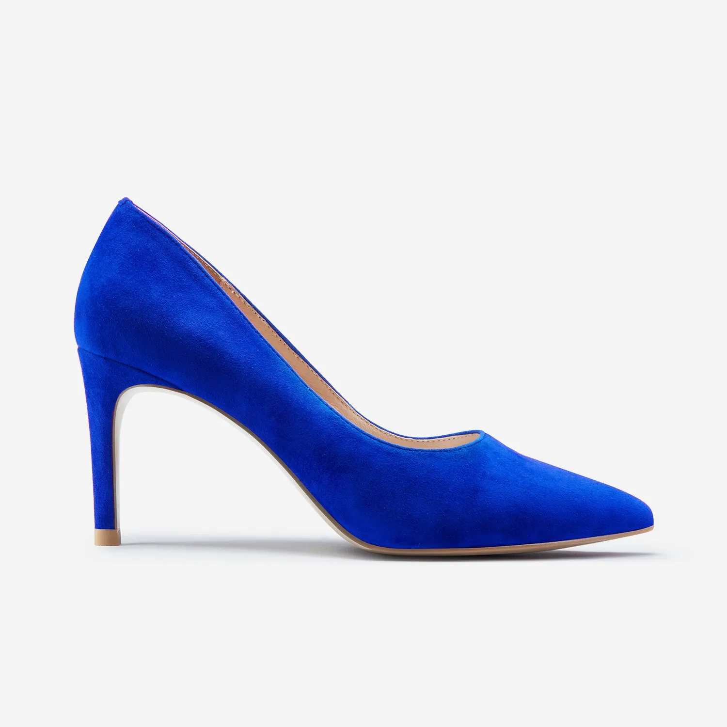 Nemesis 78mm Heel | Cobalt Blue Suede Wedding Party Shoes