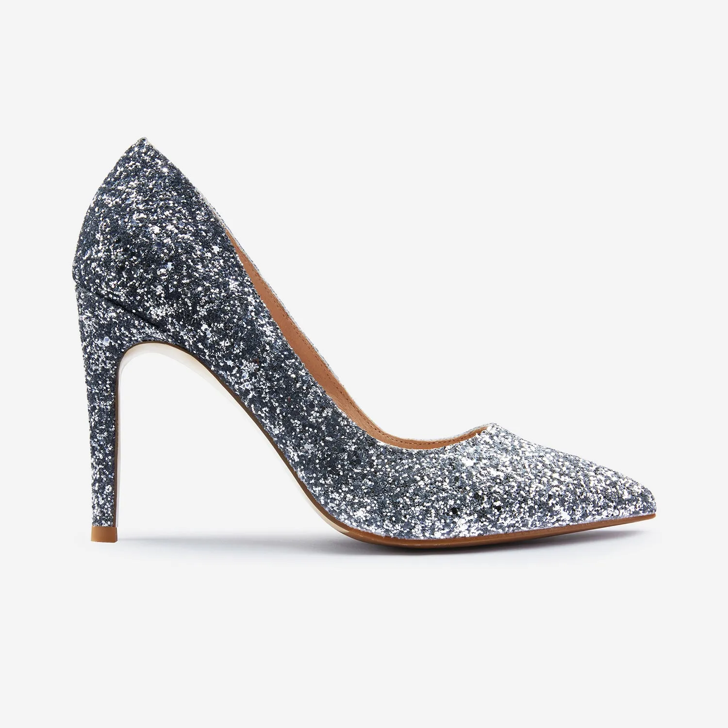 Chic Party Heels Nemesis 95mm Heel Ltd Ed | Ice Glitter
