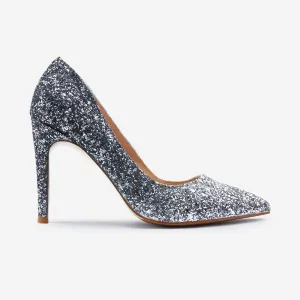 Chic Party Heels Nemesis 95mm Heel Ltd Ed | Ice Glitter