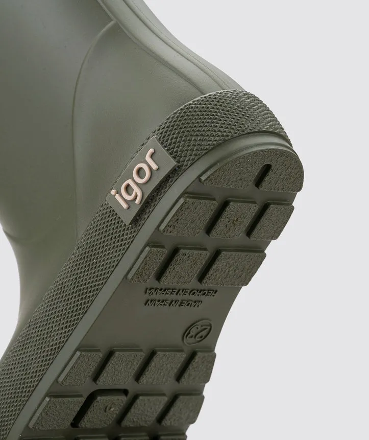Neutral Kids Igor Boy's and Girl's Yogi Borreguito Rain Boots - Kaki