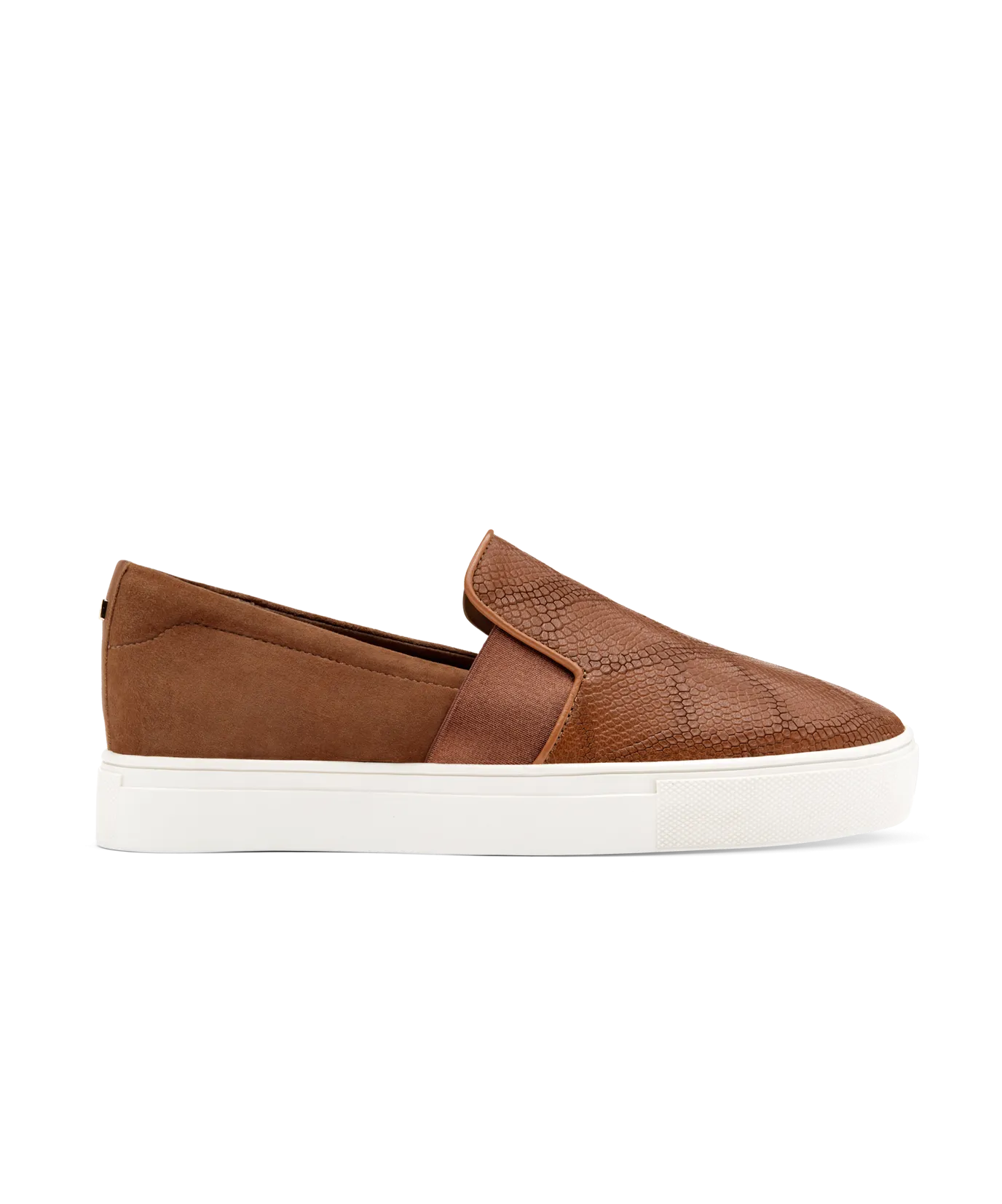 Nighttime Glam The Swift - Cognac Embossed Leather
