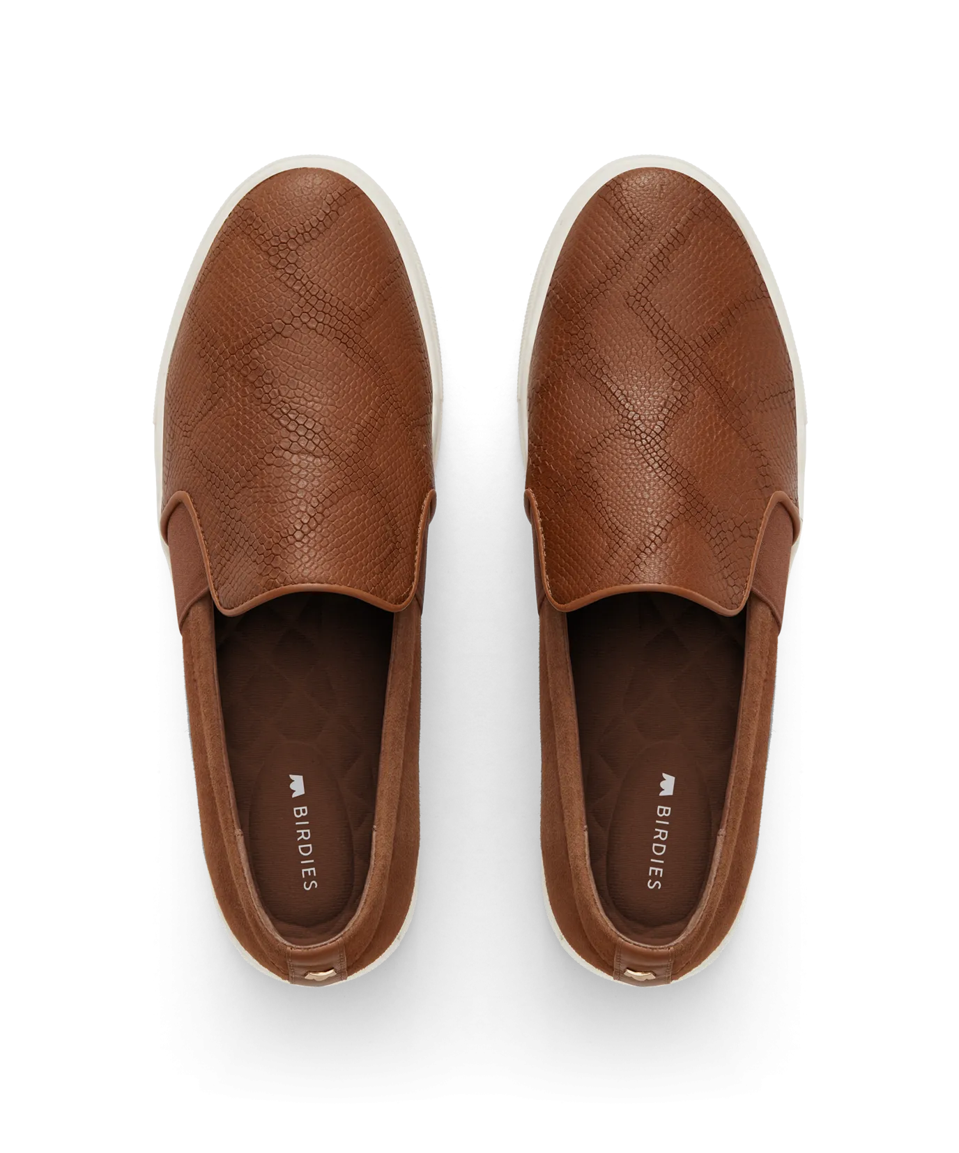 Nighttime Glam The Swift - Cognac Embossed Leather