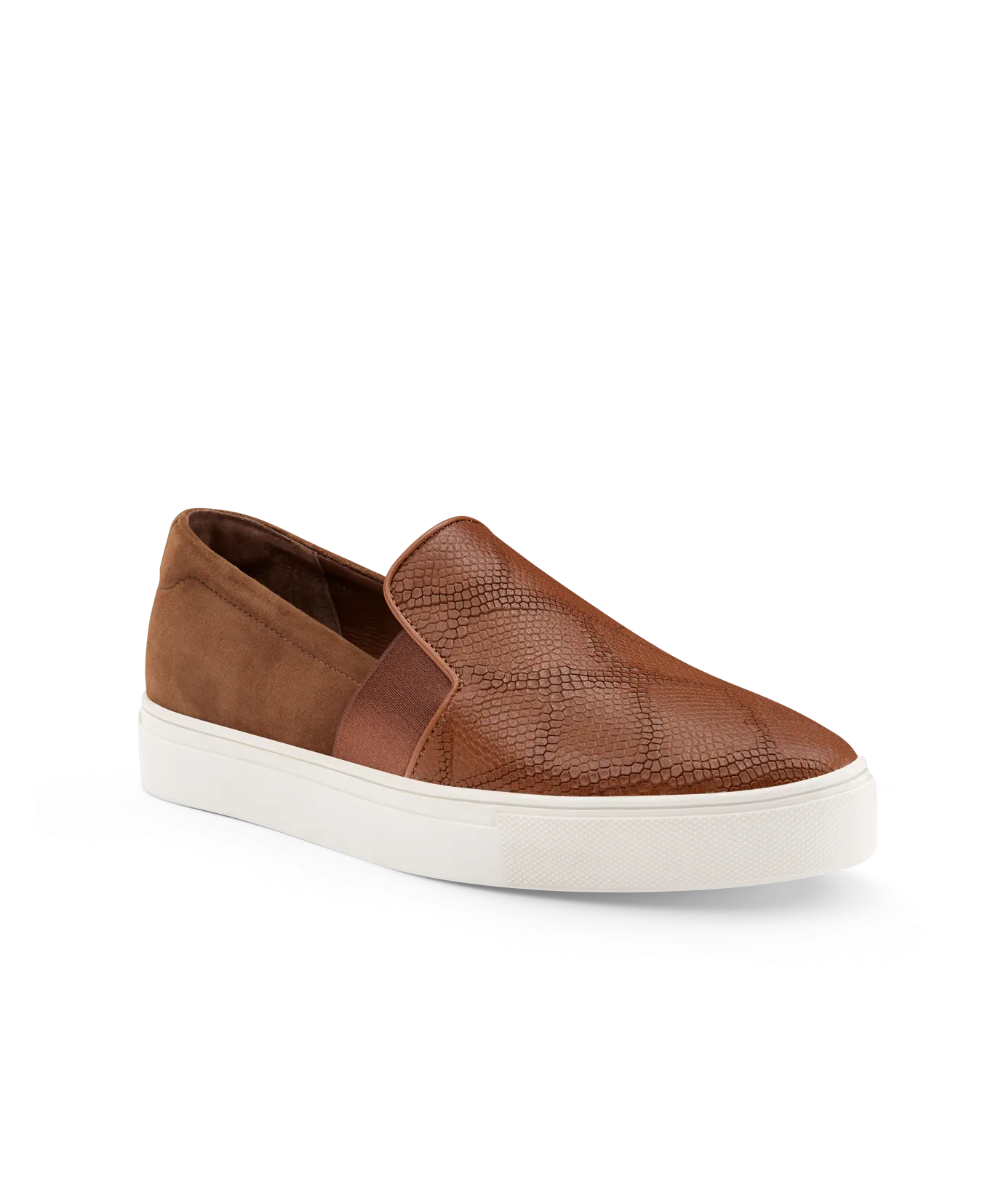 Soft Safe The Swift - Cognac Embossed Leather