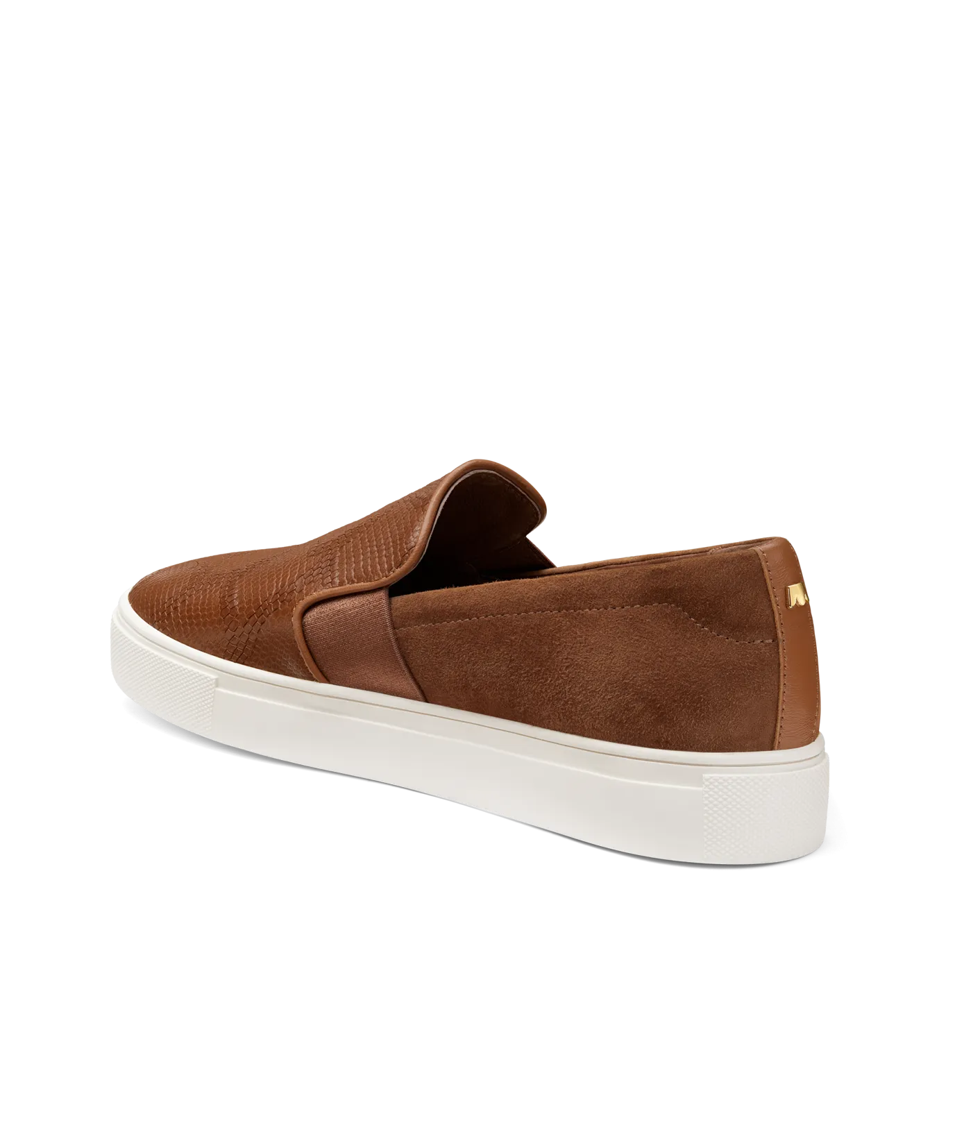 Nighttime Glam The Swift - Cognac Embossed Leather