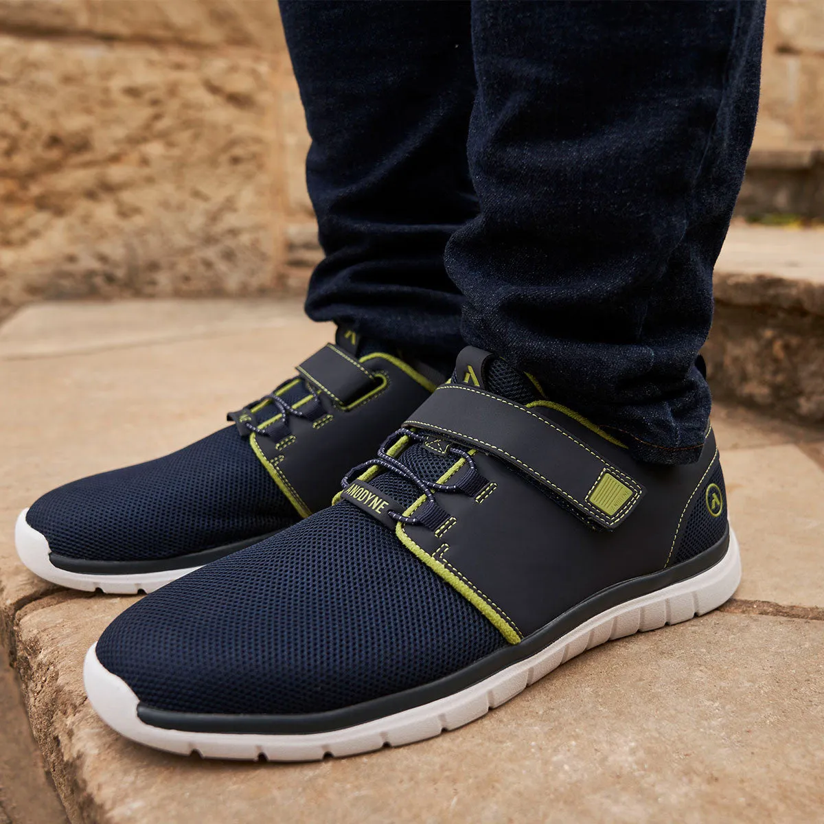 No. 46 Sport Jogger - Blue / Green Slip Resistant Pads