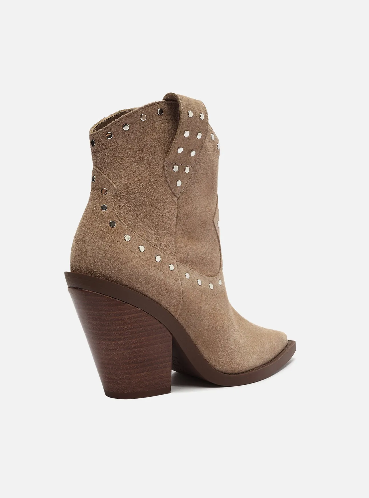 Norah Leather Boot Fall Heels