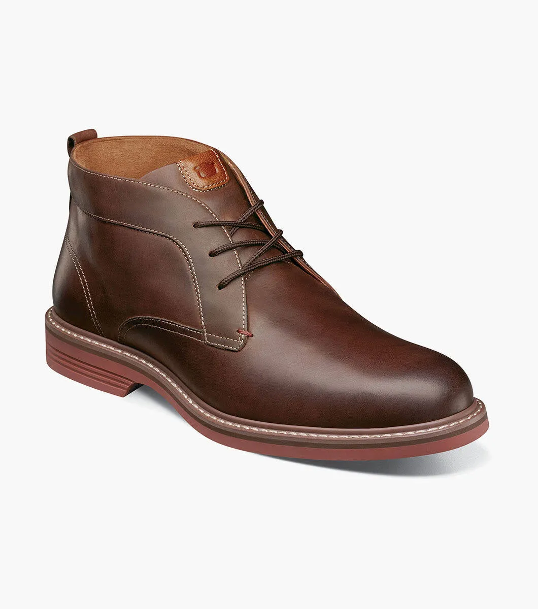 Norwalk Plain Toe Chukka Boot-Brown CH Florsheim Work Comfort