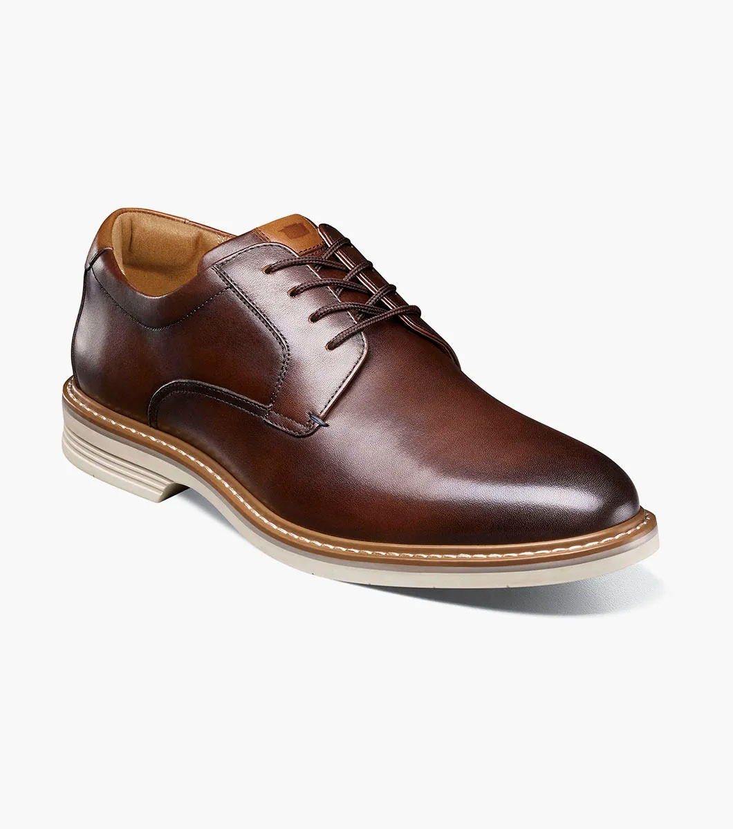 Norwalk Plain Toe Oxford-Brown| Florsheim Trendy Footwear