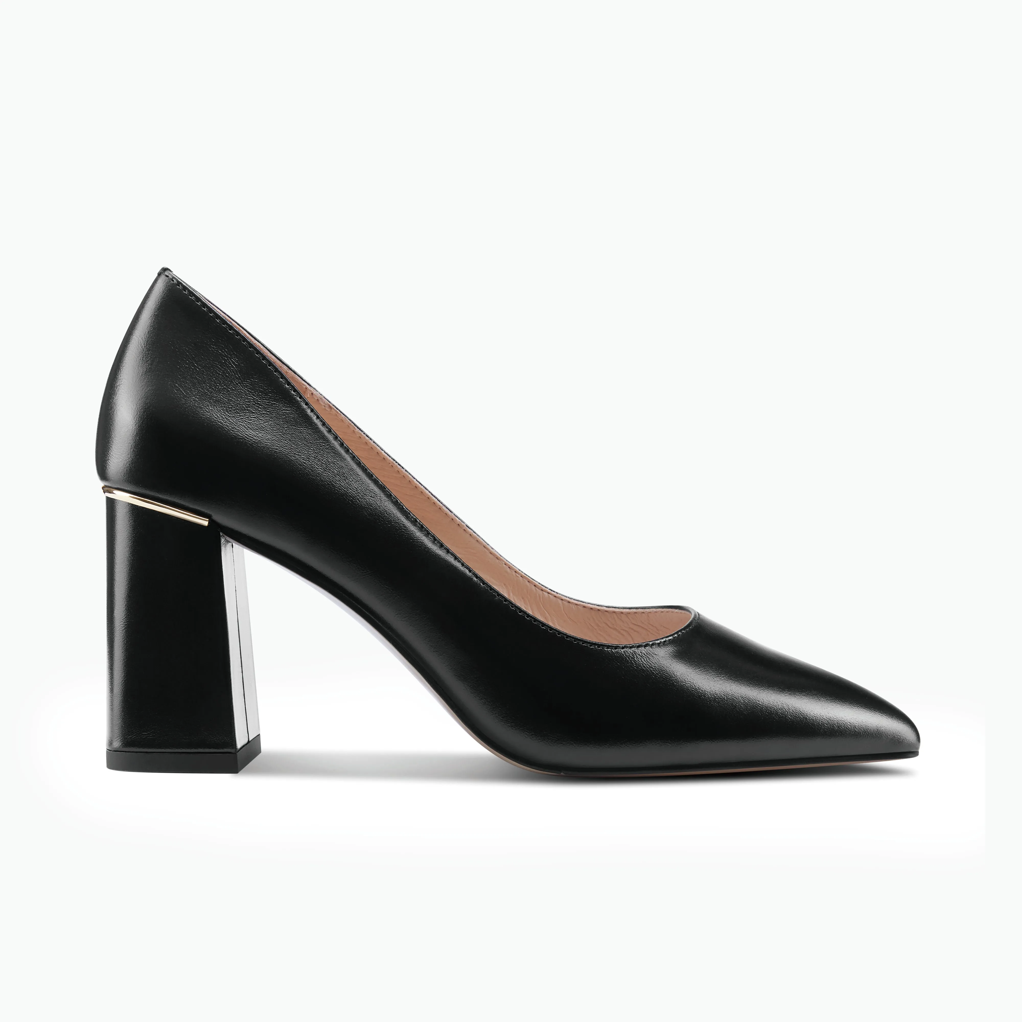 Holiday Sandals Nova Heel | Black oiled leather