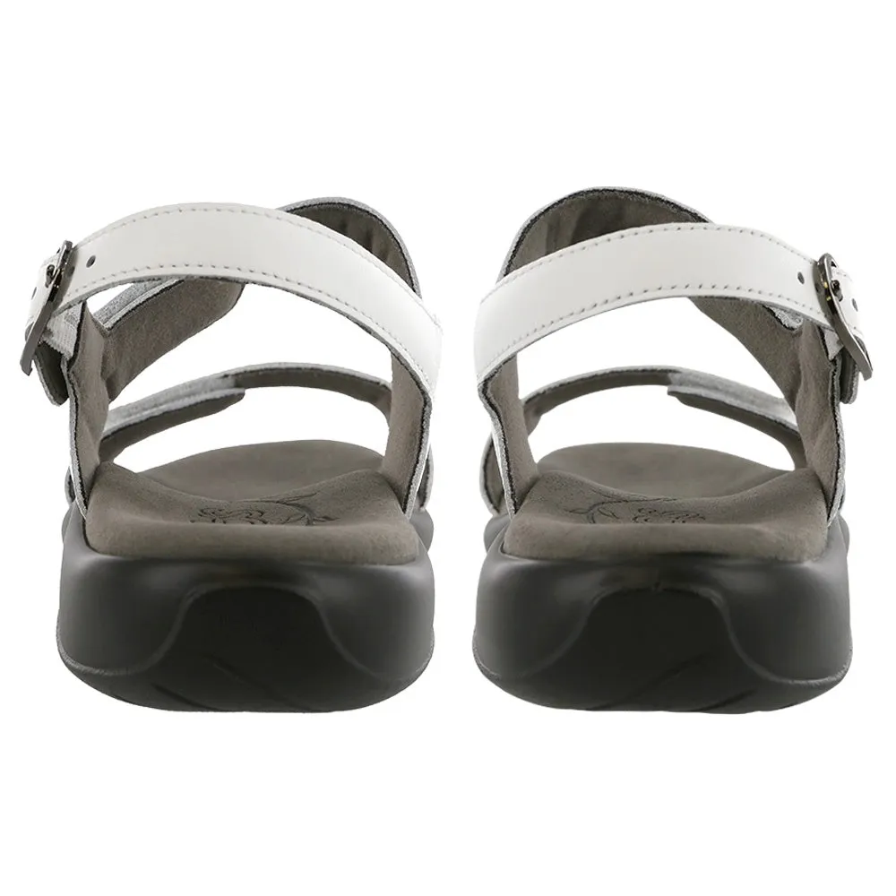 Nudu - White Vibrant Heel Sandals