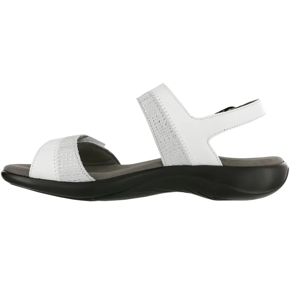 Nudu - White Vibrant Heel Sandals