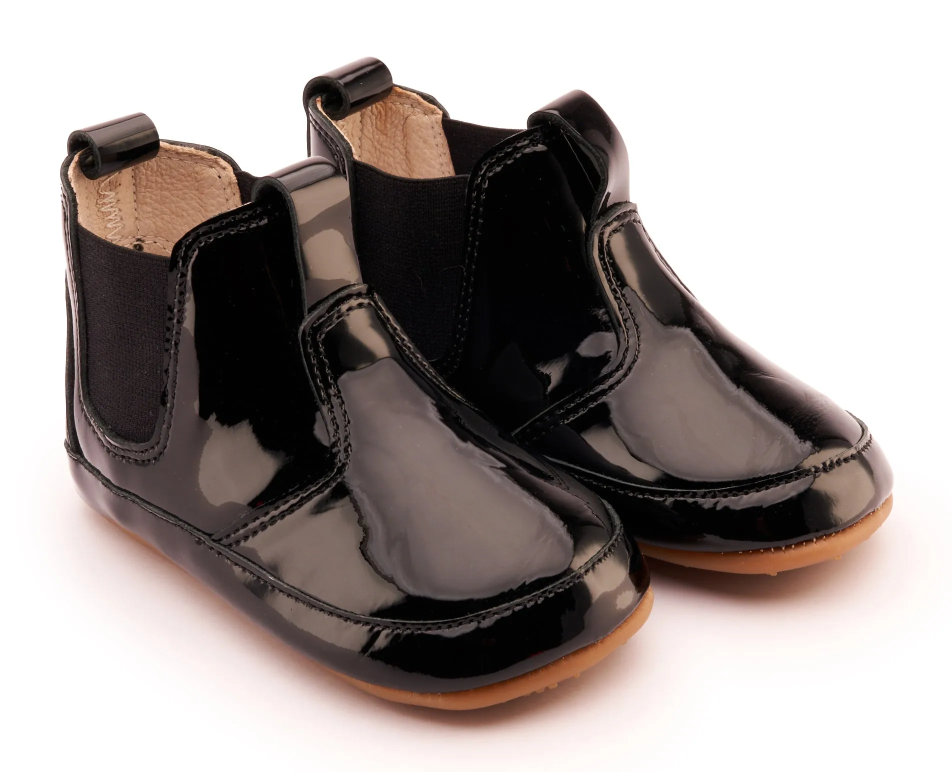 Cute kids' outfits Old Soles Boy's & Girl's 188R Bambini Local Boots/Dress Shoes - Black Patent / Black