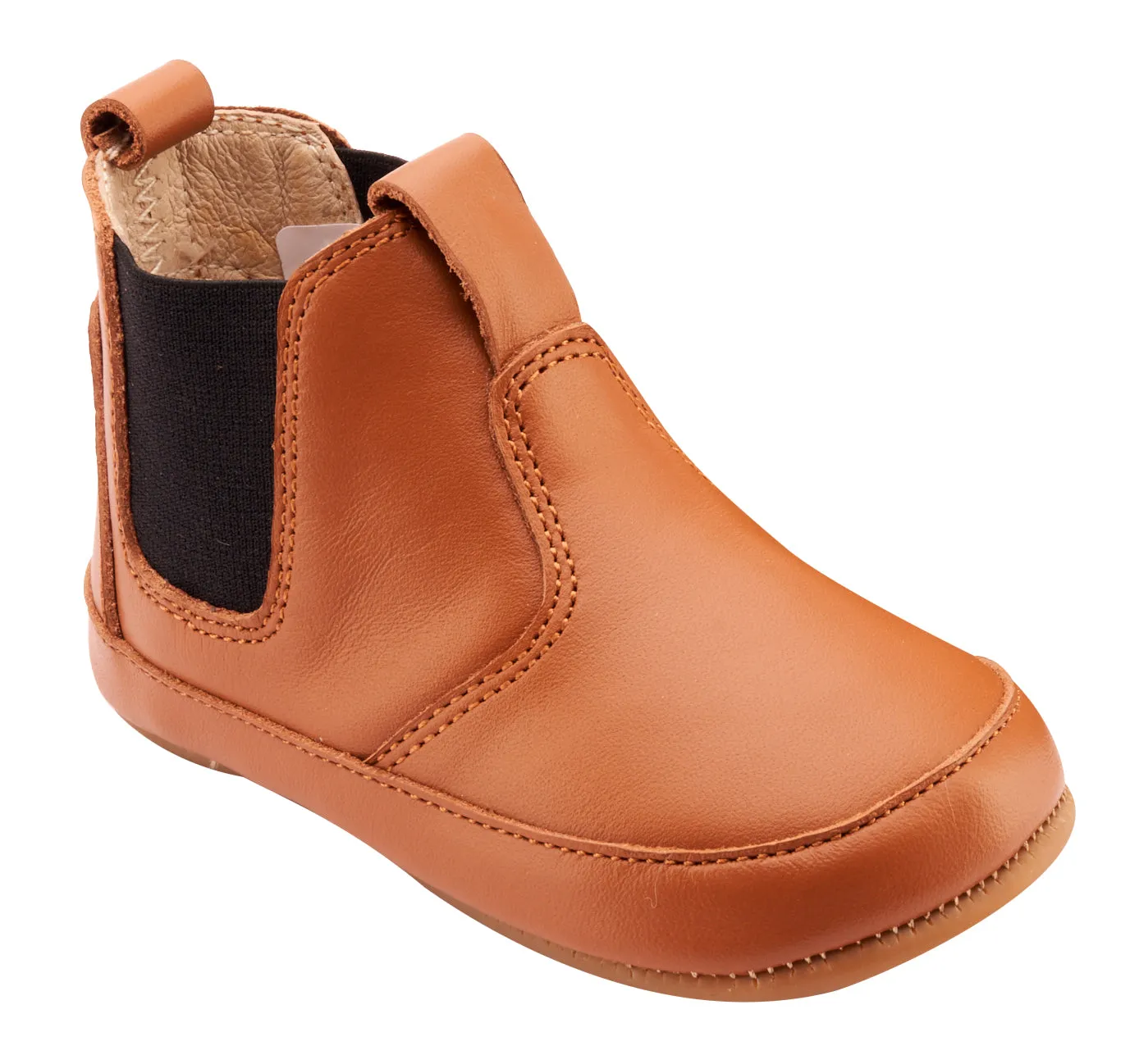 Old Soles Boy's & Girl's 188R Bambini Local Boots/Dress Shoes - Tan / Black TPU Outsole