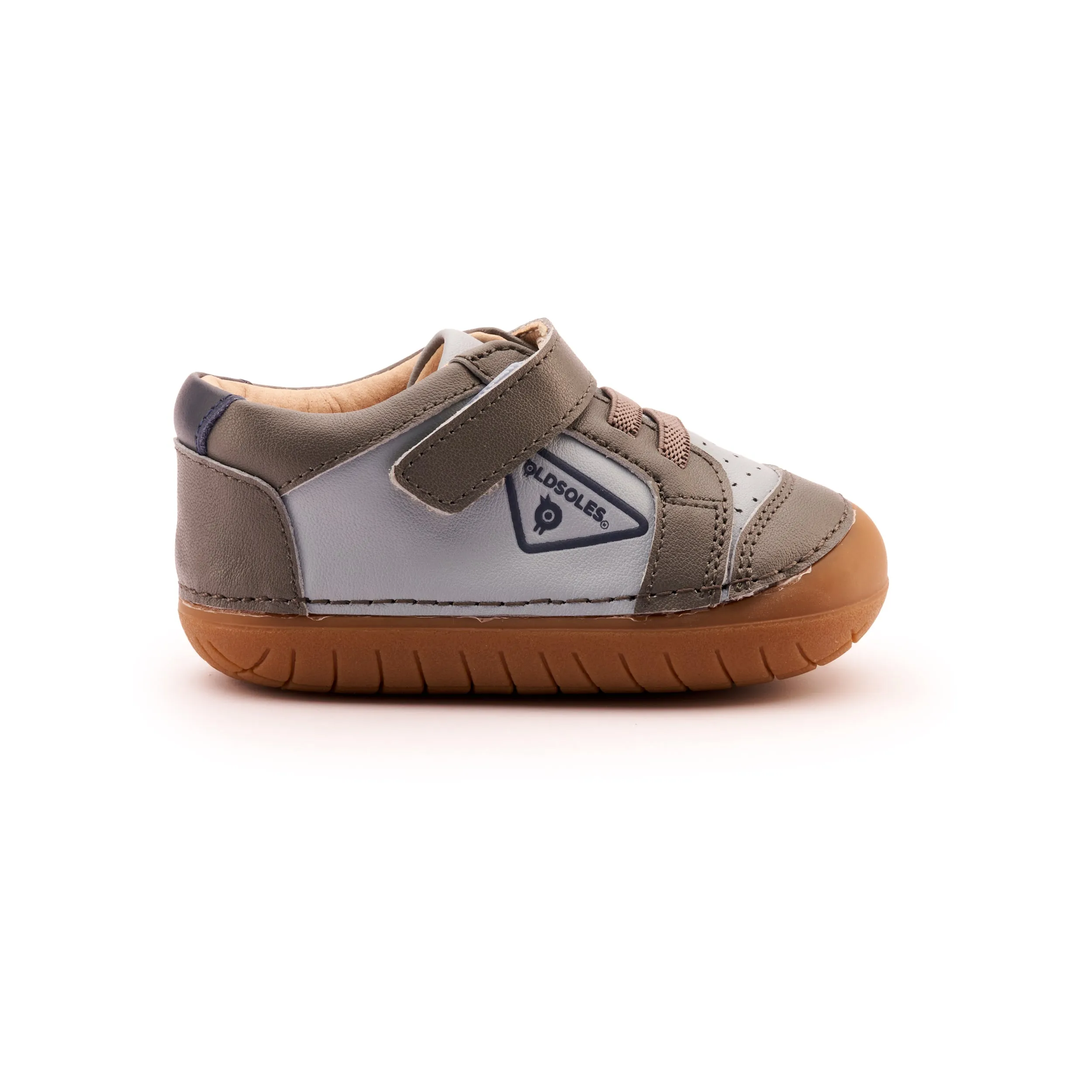 Old Soles Boy's & Girl's 4094 Badge Pave Casual Shoes - Dusty Blue / Grey / Navy Sports Wear