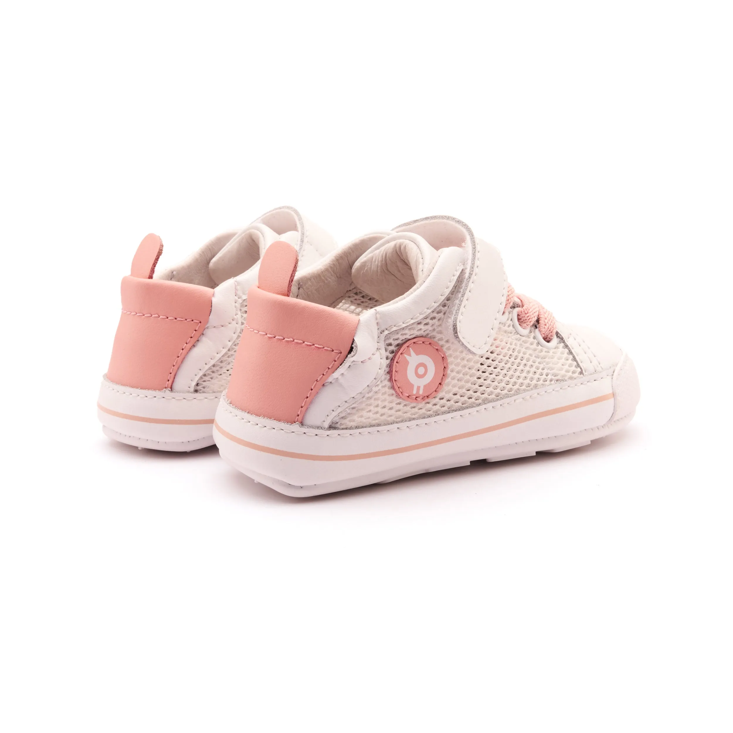 Old Soles Boy's and Girl's 0083RT Baby Mesh Casual Shoes - Snow / Cipria / Snow Sole Attention Grabbing
