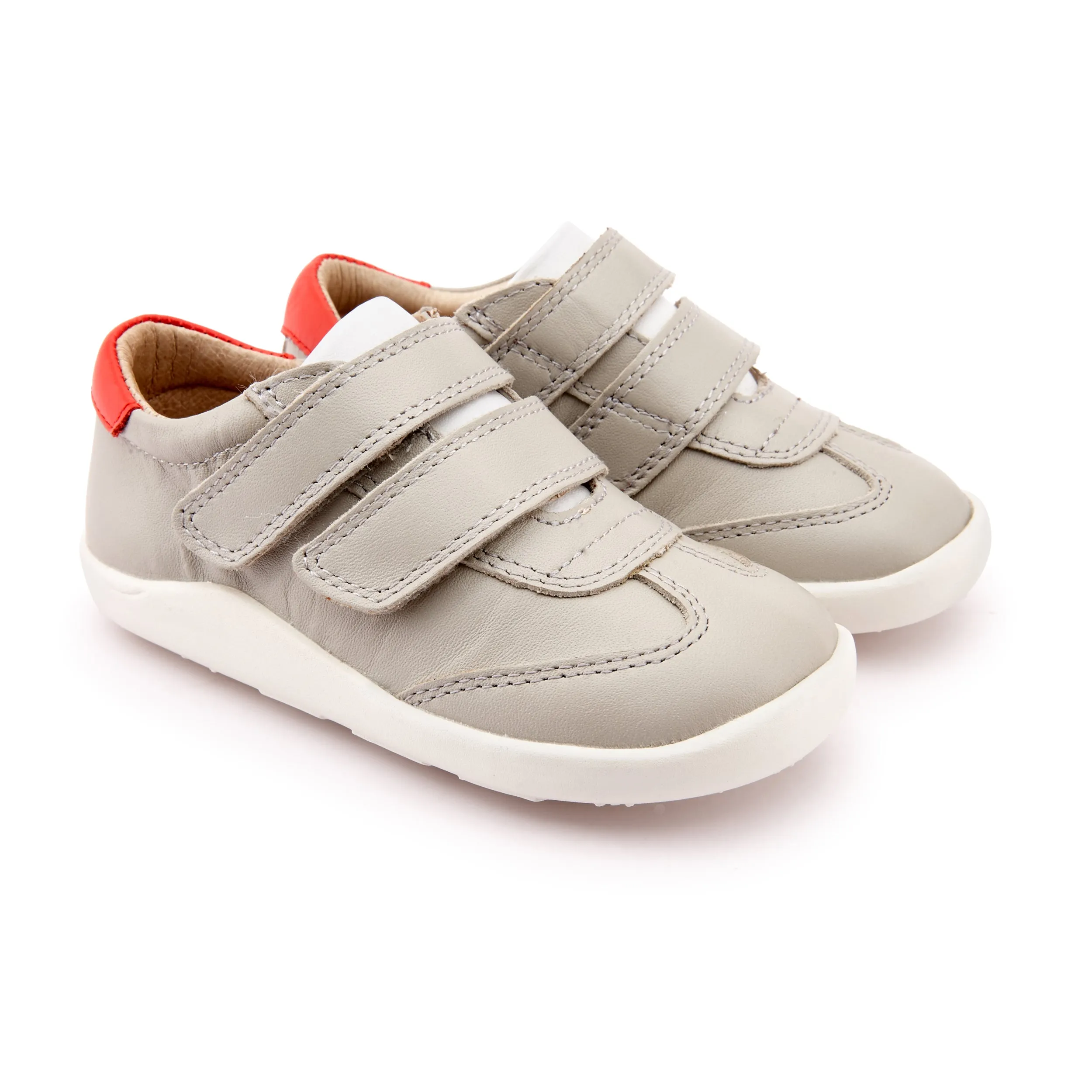 Old Soles Boy's and Girl's 8012 Path Way Shoe - Gris/Snow/Bright Red Word Of Mouth