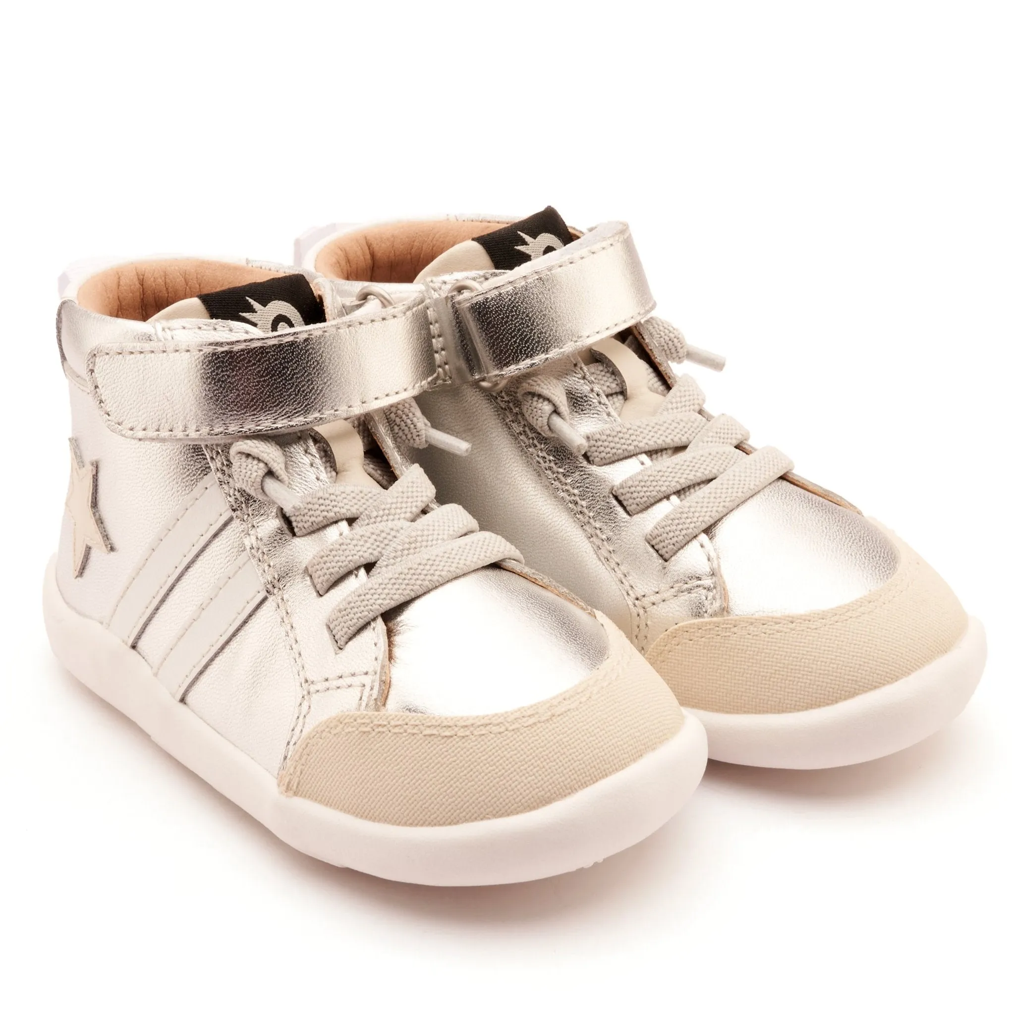 Old Soles Boy's and Girl's BossGround Casual Shoes - Silver / Sporco / Snow Customizable Options