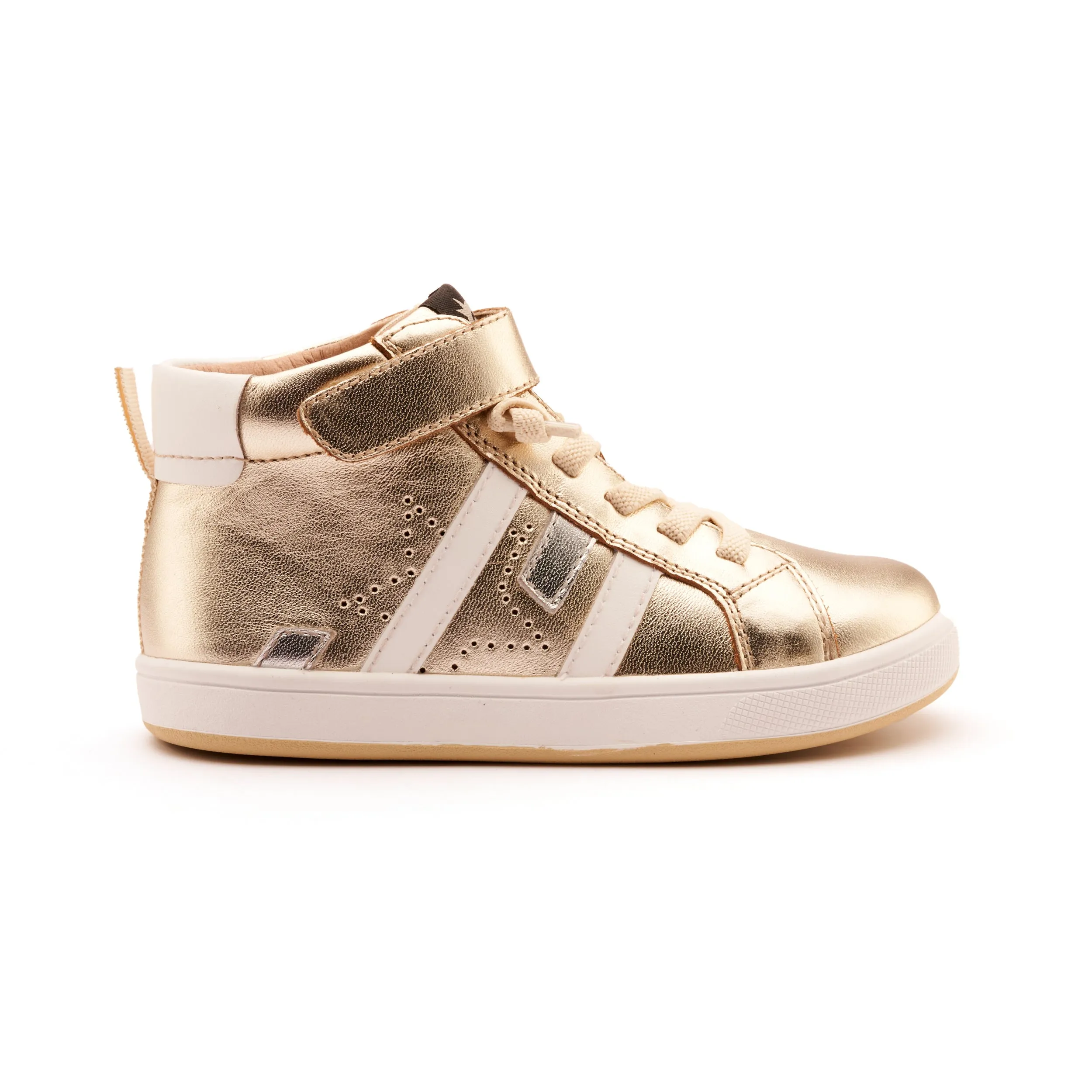 Old Soles Boy's and Girl's Challenger Casual Shoes - Gold / Snow / Silver Tassel Kids