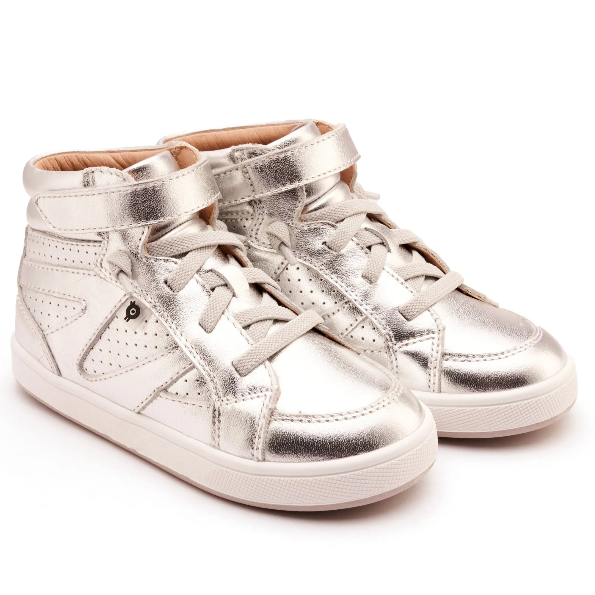 Old Soles Boy's and Girl's Cheersta Casual Shoes - Silver Durable Design