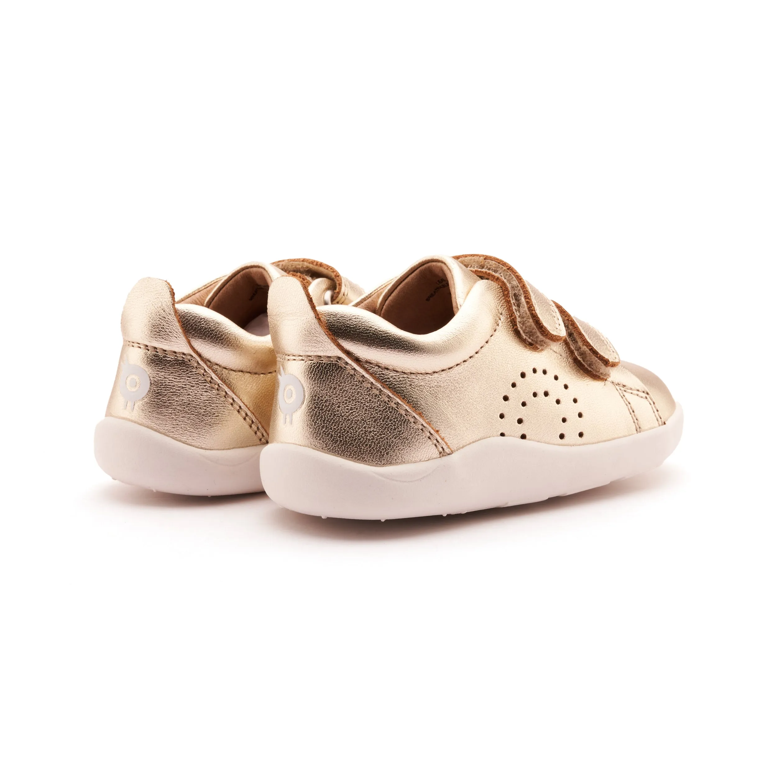 Old Soles Boy's and Girl's LittleTot Casual Shoes - Gold Bow Details