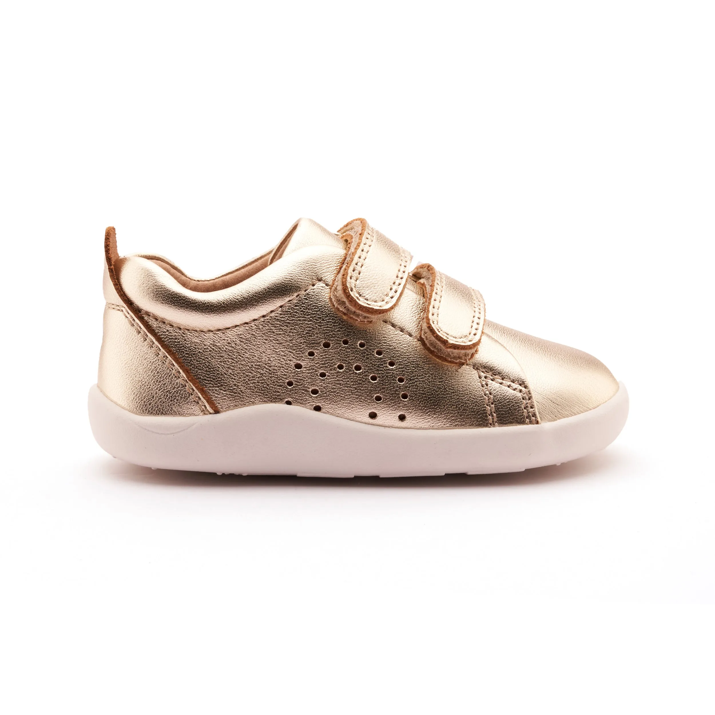 Old Soles Boy's and Girl's LittleTot Casual Shoes - Gold Bow Details