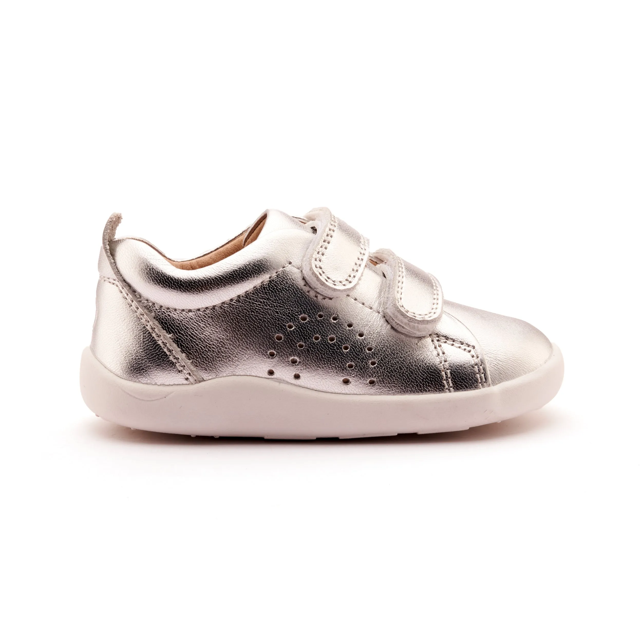 Old Soles Boy's and Girl's LittleTot Casual Shoes - Silver Label Details