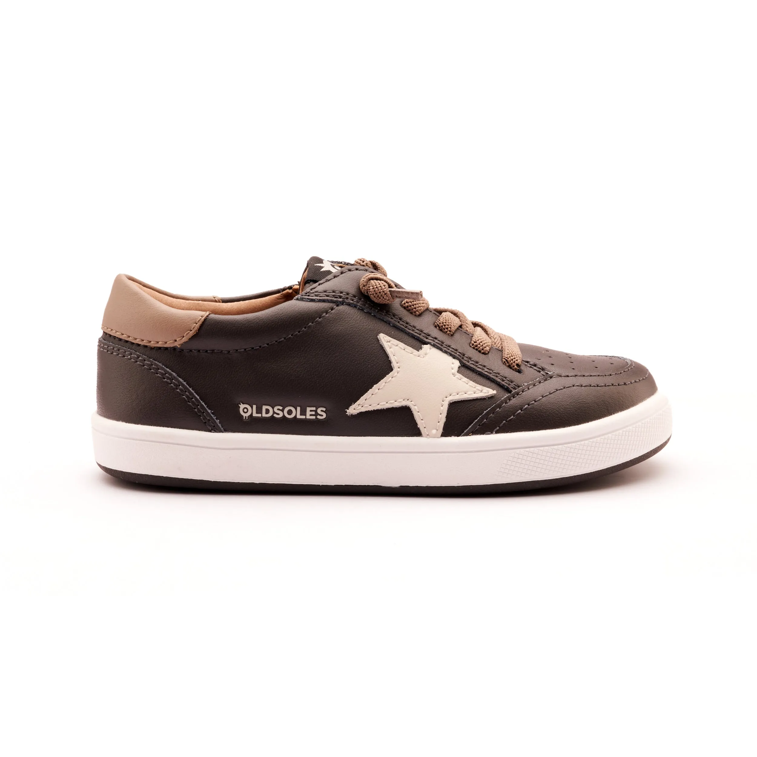 Old Soles Boy's and Girl's Platinum Runner Casual Shoes - Antracita / Taupe / Sporco Versatile Footwear