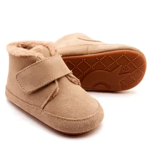 Old Soles Boy's and Girl's Shloofy Casual Shoes - Sand Suede Low - top kids' shoes Party - worthy kids' shoes