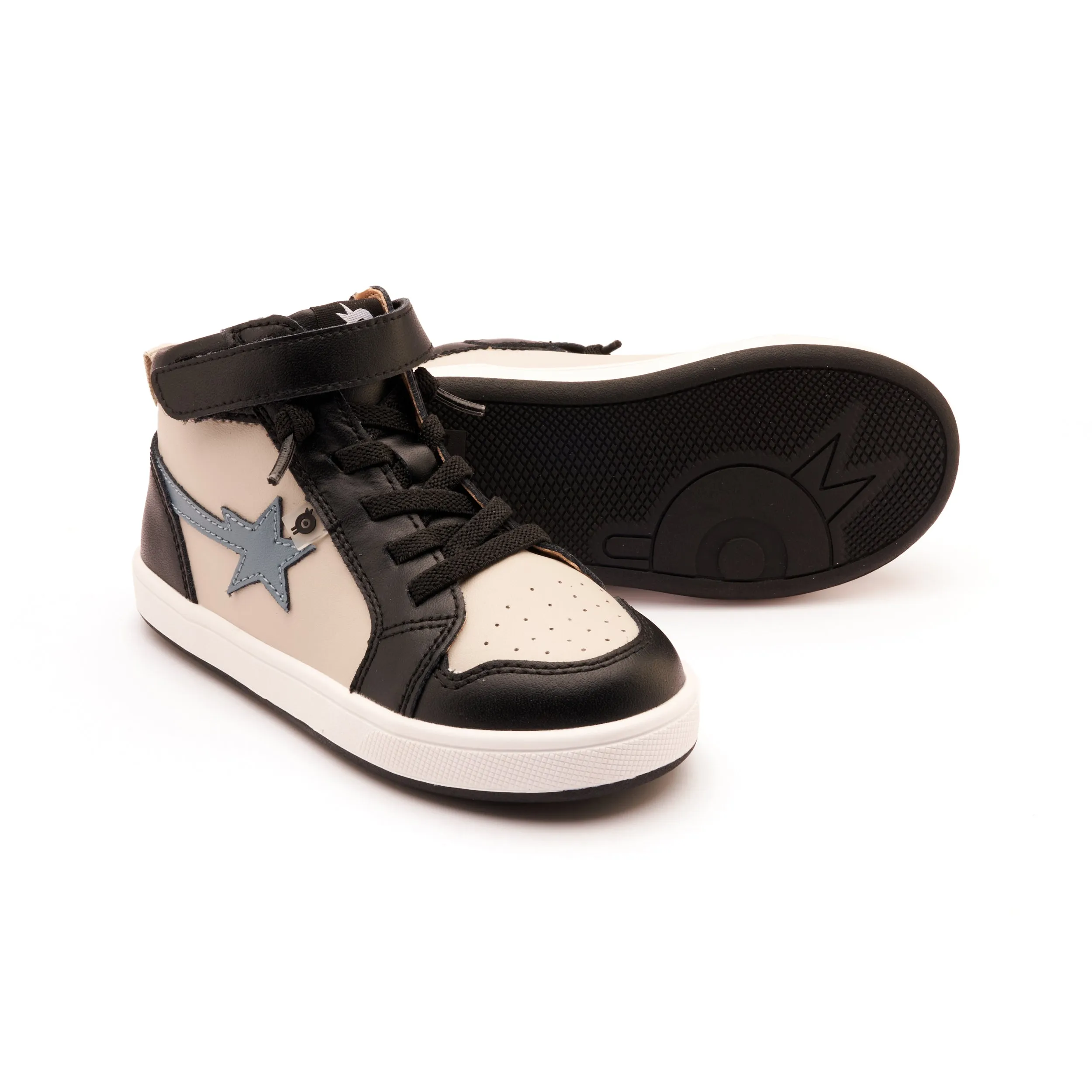 Old Soles Boy's and Girl's Team-Star Casual Shoes - Black / Gris / Indigo Trendy Kids