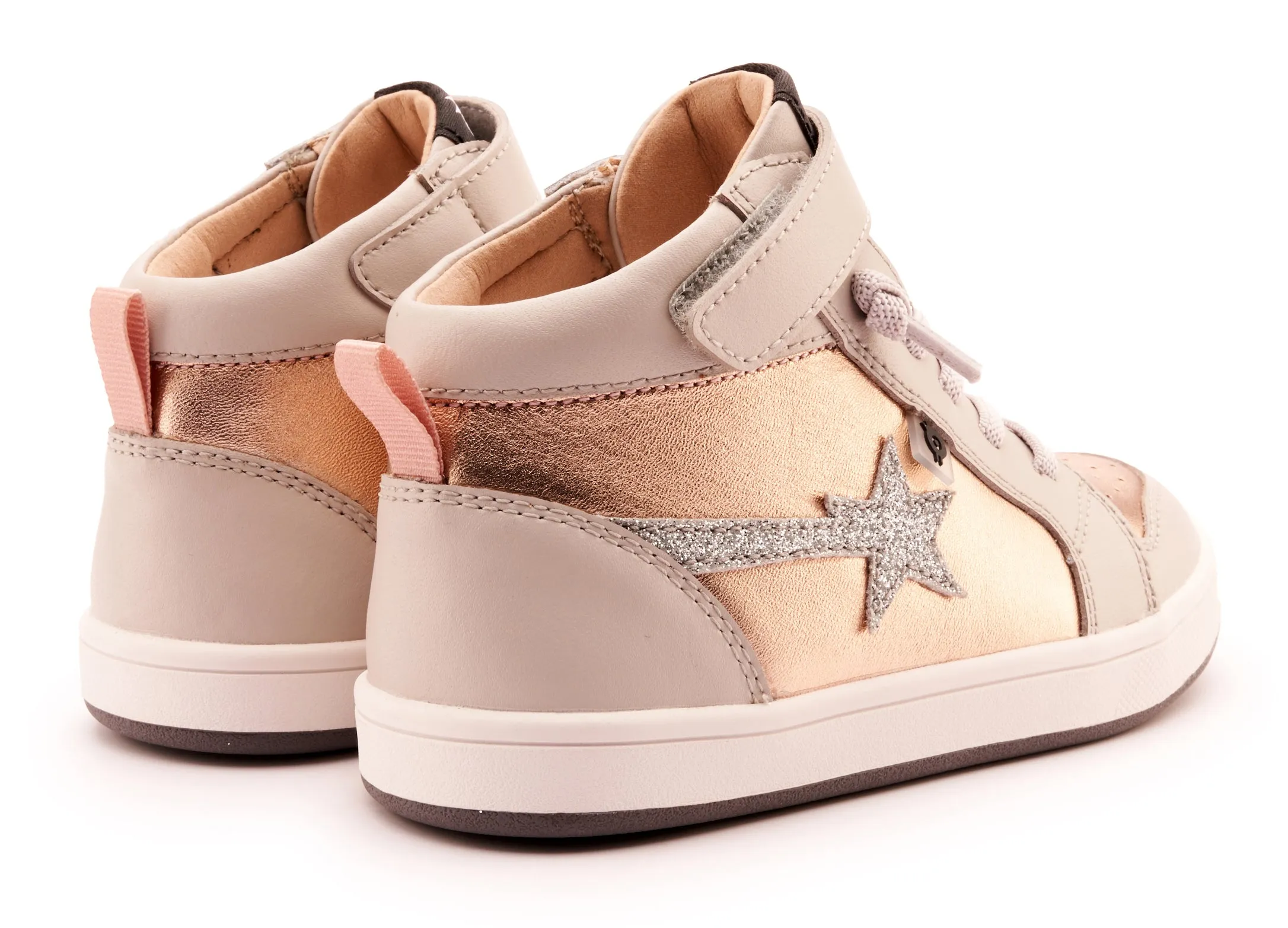 Old Soles Girl's 1007 Team-Star Casual Shoes - Copper / Glam Argent Good feedback