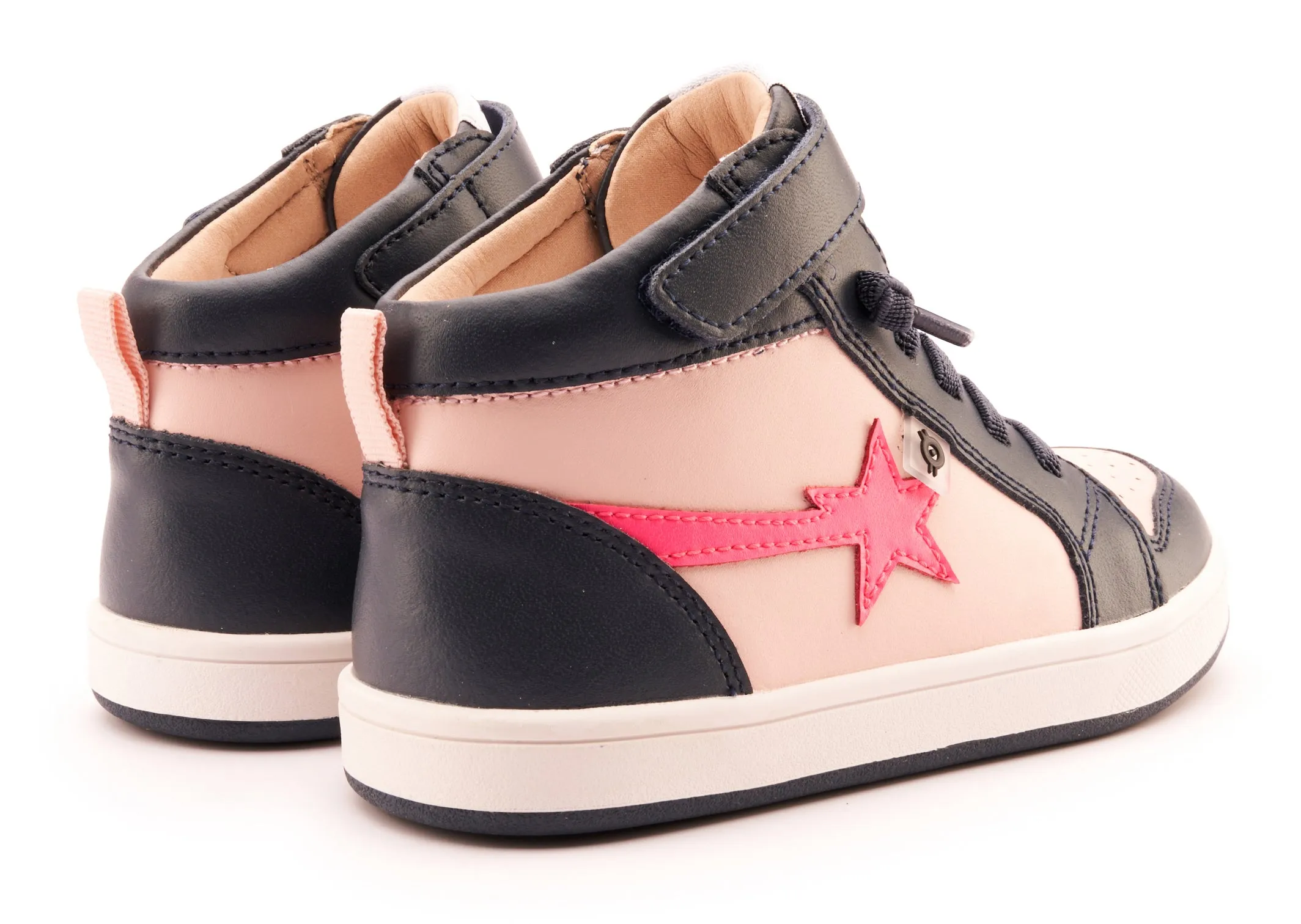 Old Soles Girl's 1007 Team-Star Casual Shoes - Powder Pink / Neon Pink Online Presence