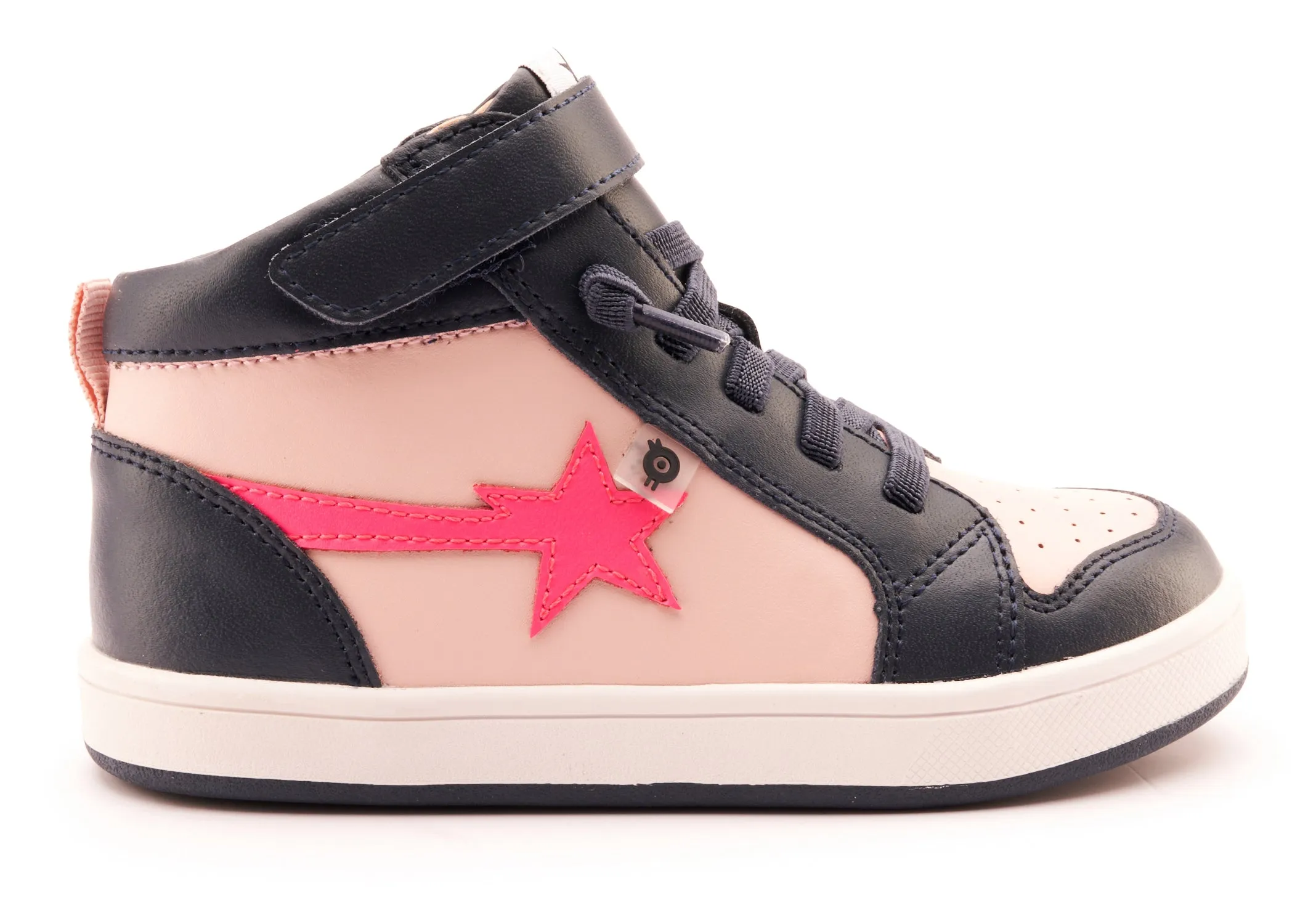 Old Soles Girl's 1007 Team-Star Casual Shoes - Powder Pink / Neon Pink Online Presence
