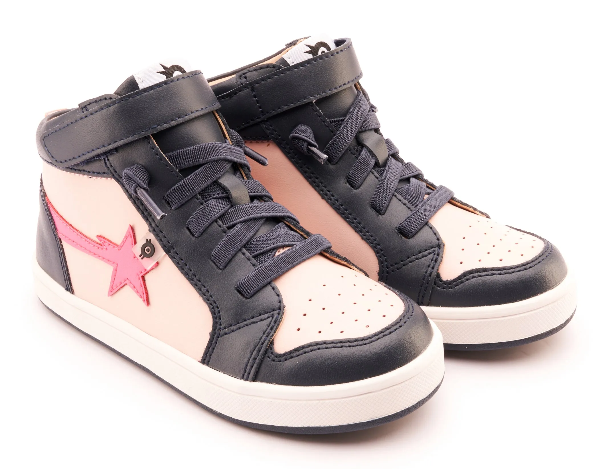 Old Soles Girl's 1007 Team-Star Casual Shoes - Powder Pink / Neon Pink Fall kids' attire Kids' winter shoes
